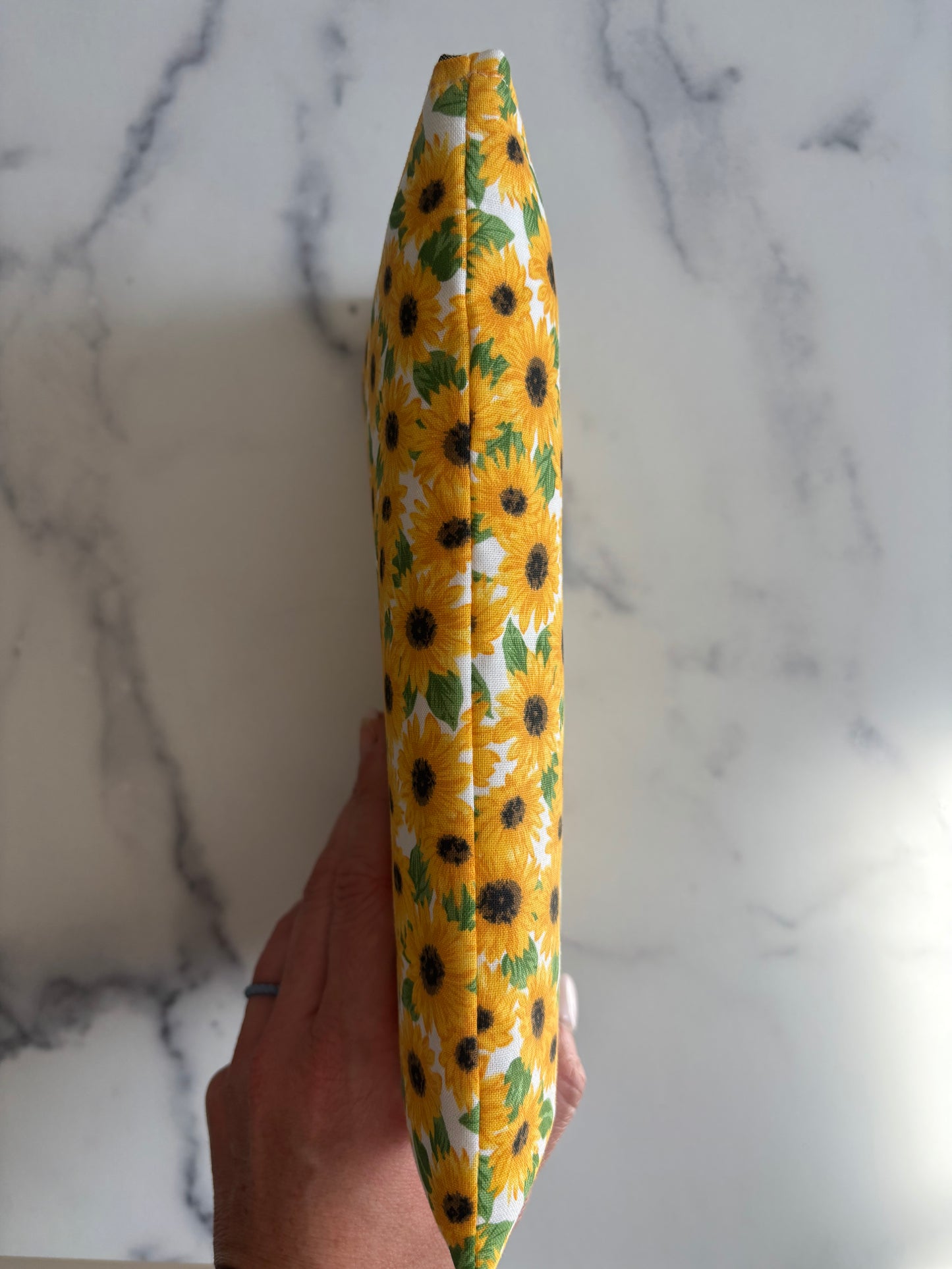 Sunflowers on White - Book Sleeve