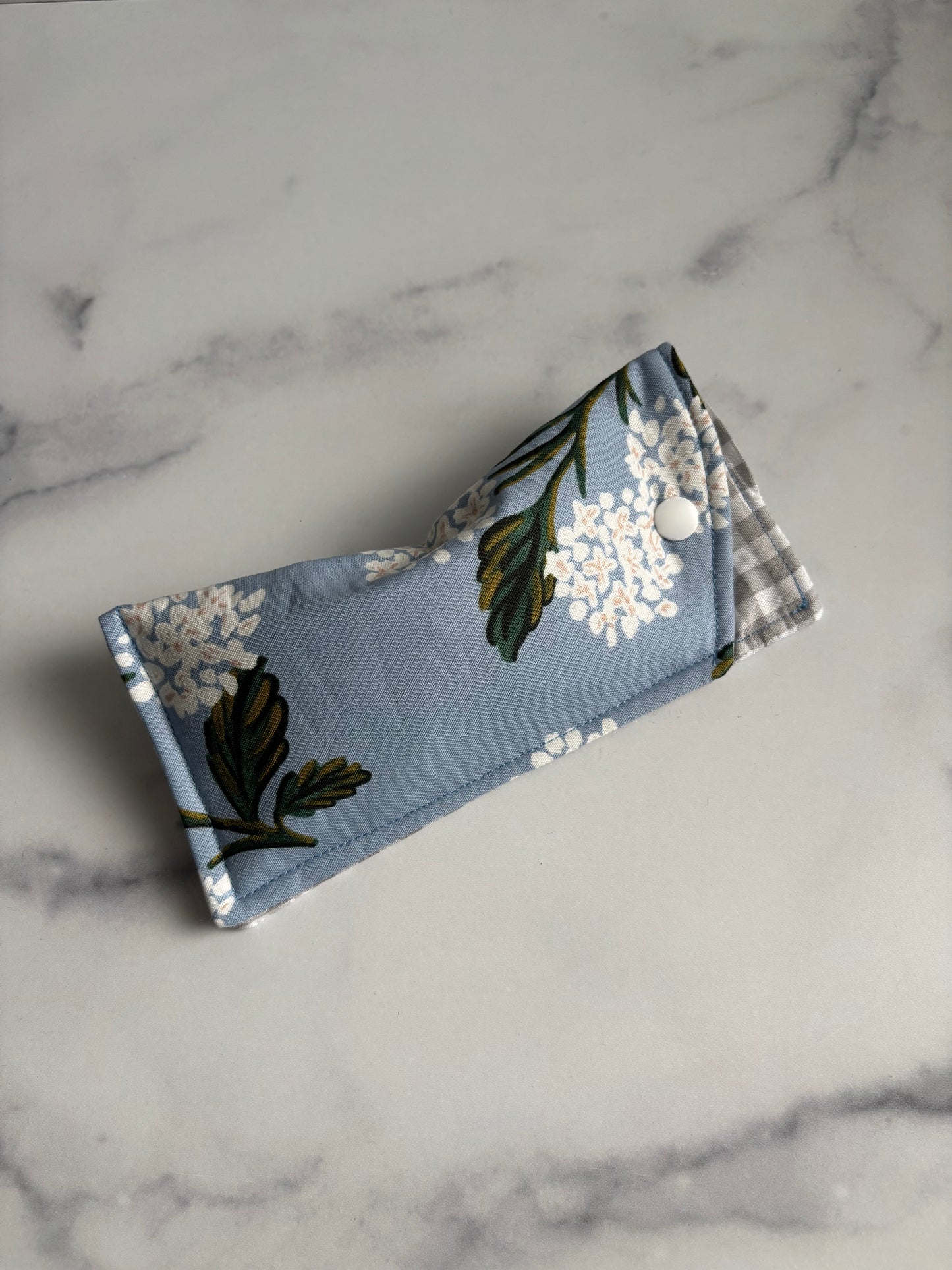 Hydrangeas on Blue - Glasses Case