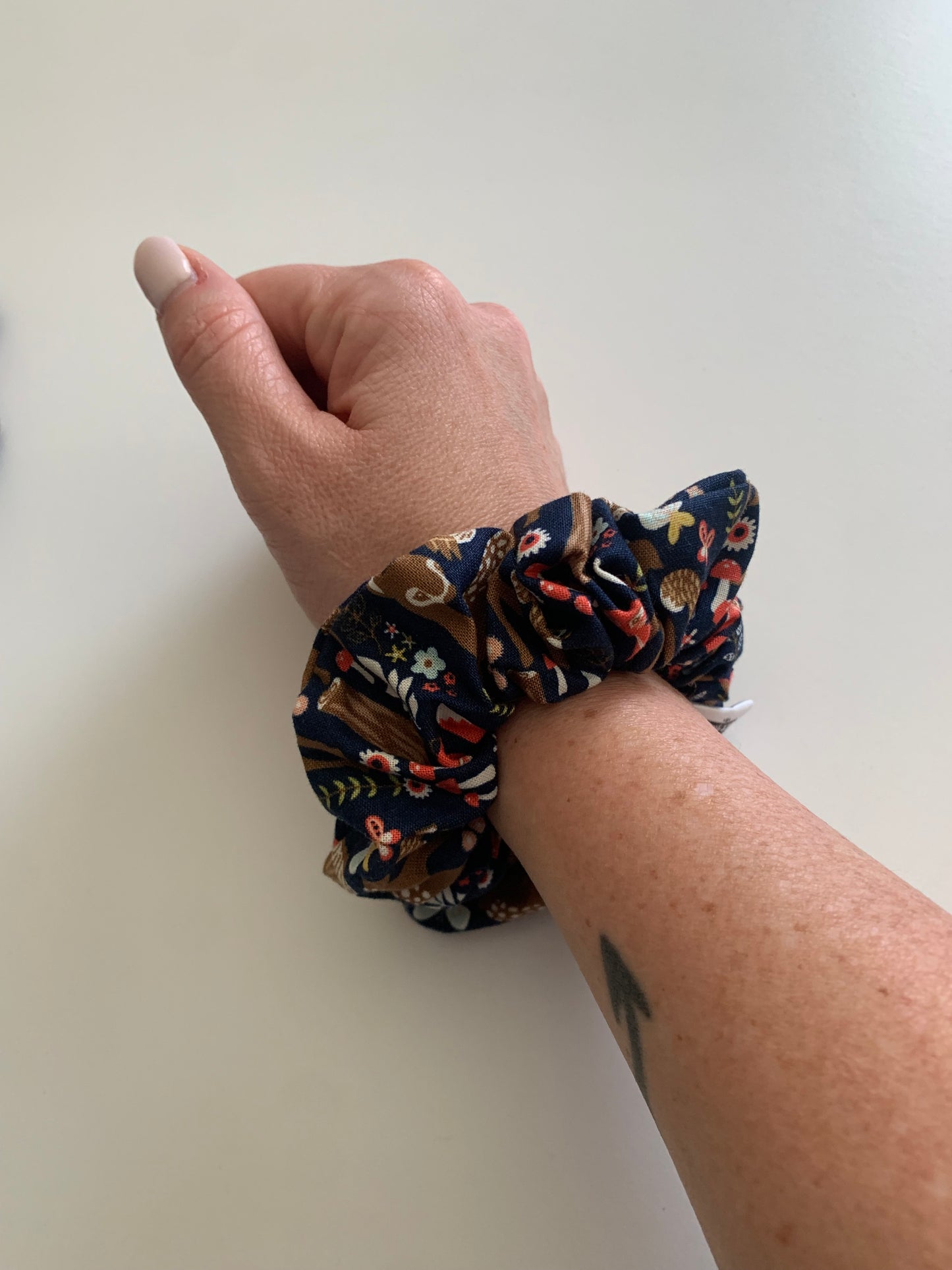 Woodland Spring - Cotton Scrunchie