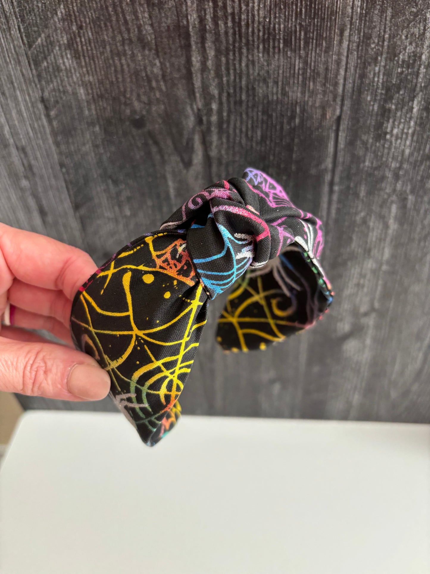 Sparkly Spiderwebs - Knotted Headband