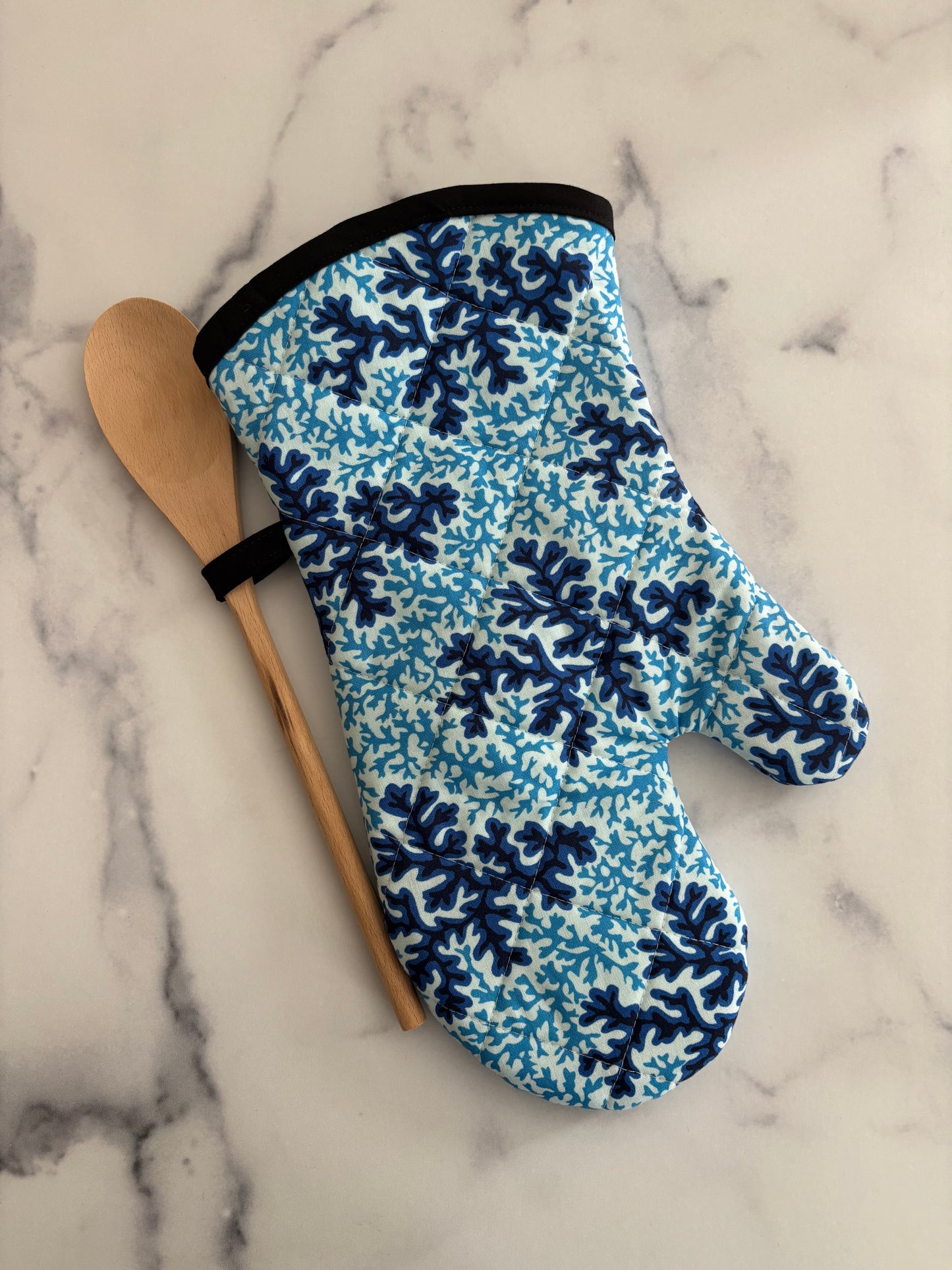 Blue Coral - Oven Mitt