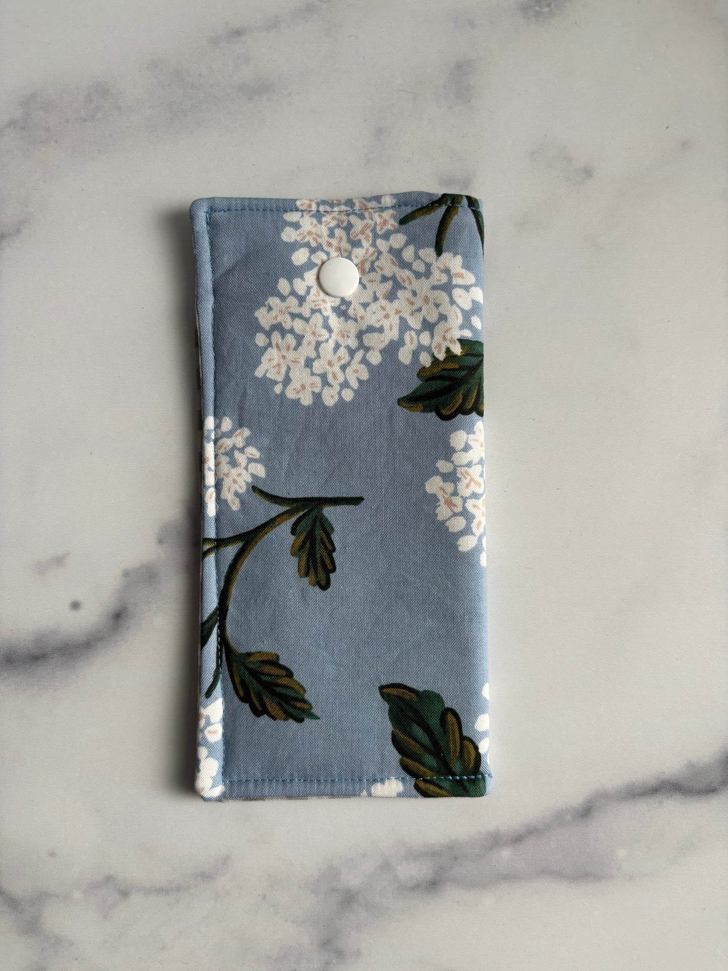 Hydrangeas on Blue - Glasses Case