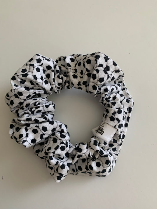 Soccer - Cotton Scrunchie