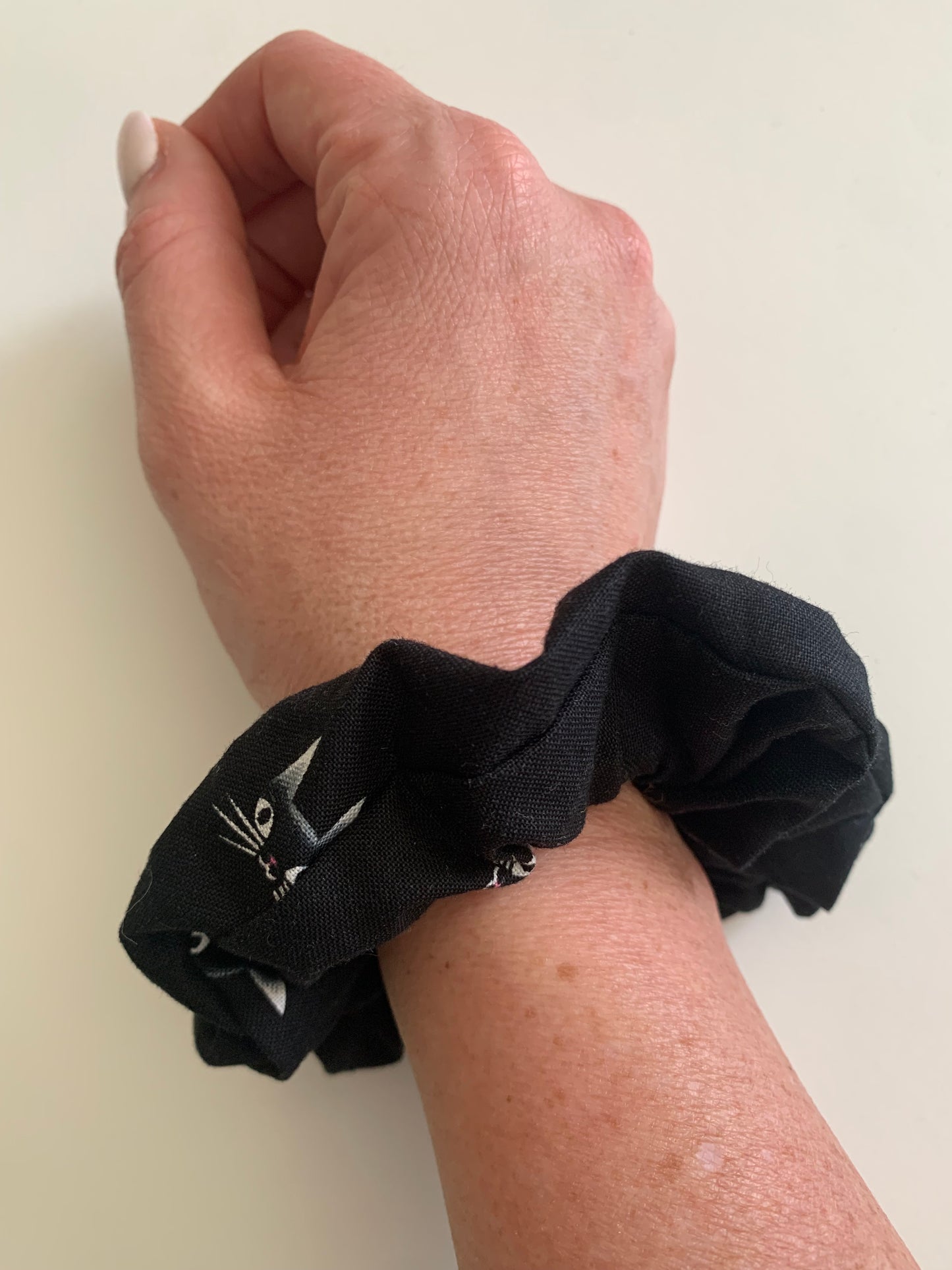 Secret Cats - Cotton Scrunchie