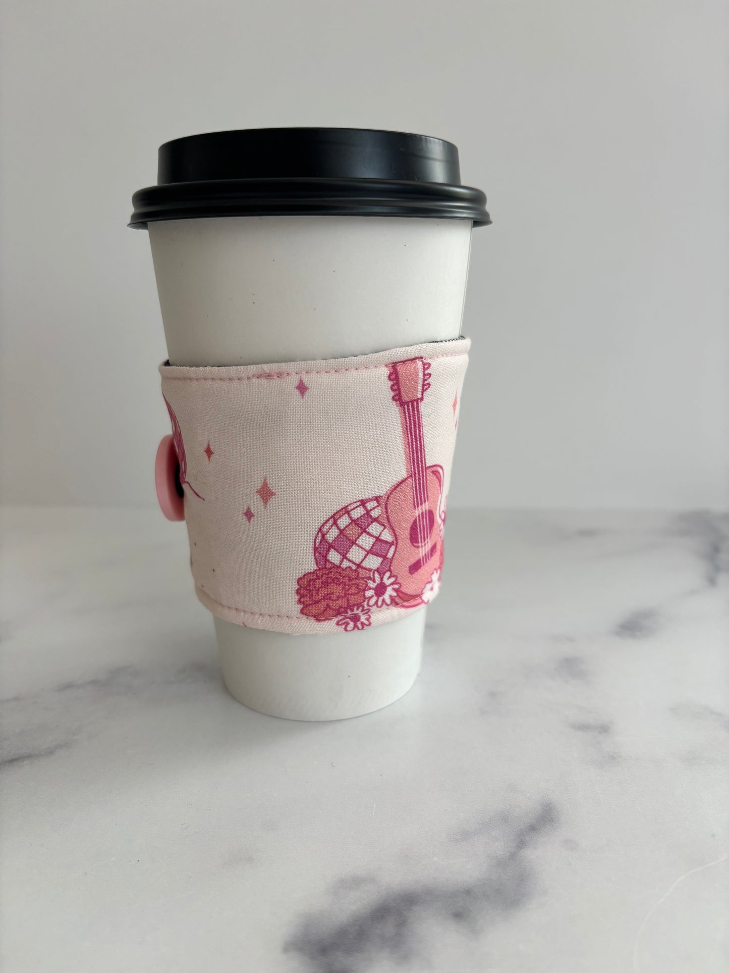Disco Cowgirl - Reusable Coffee Sleeve