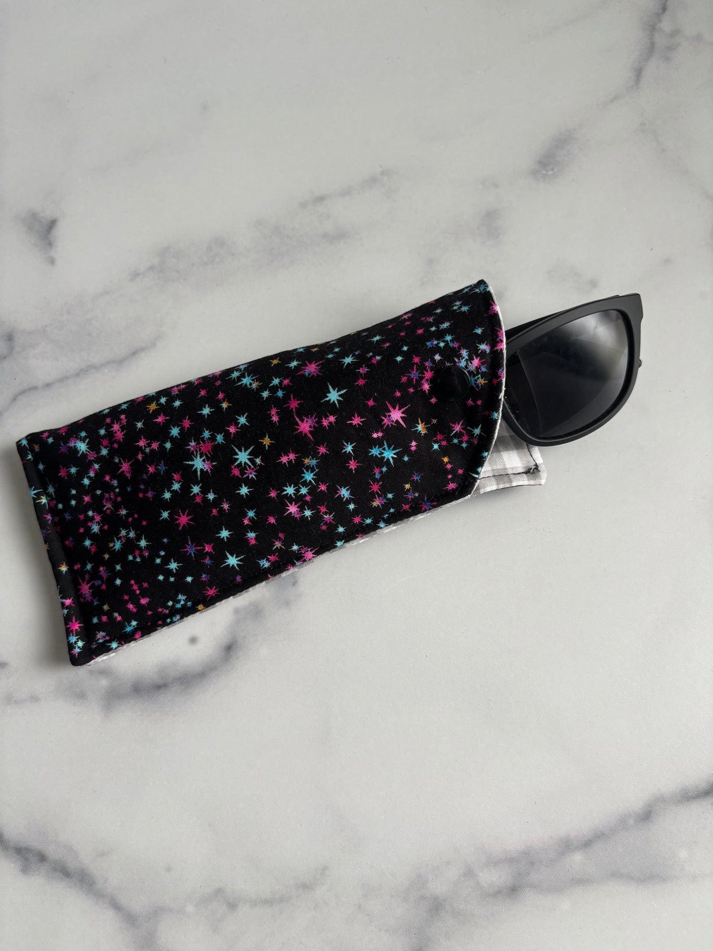 Stardust on Black - Glasses Case