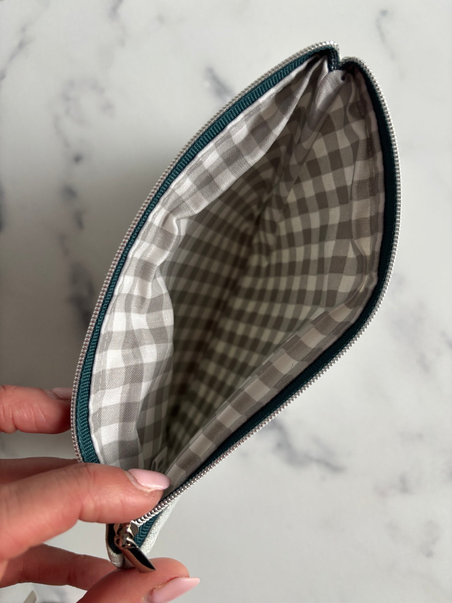 Let That Shit Go - Sweary Zippered Pouch (Medium Sized)
