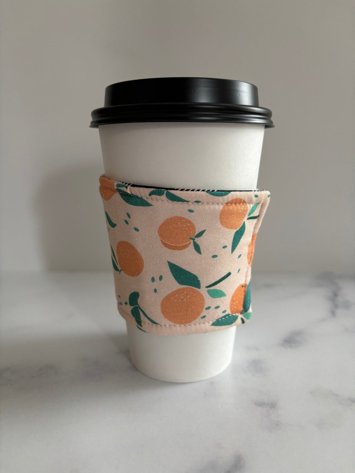 Life is a Peach - Reusable Coffee Sleeve