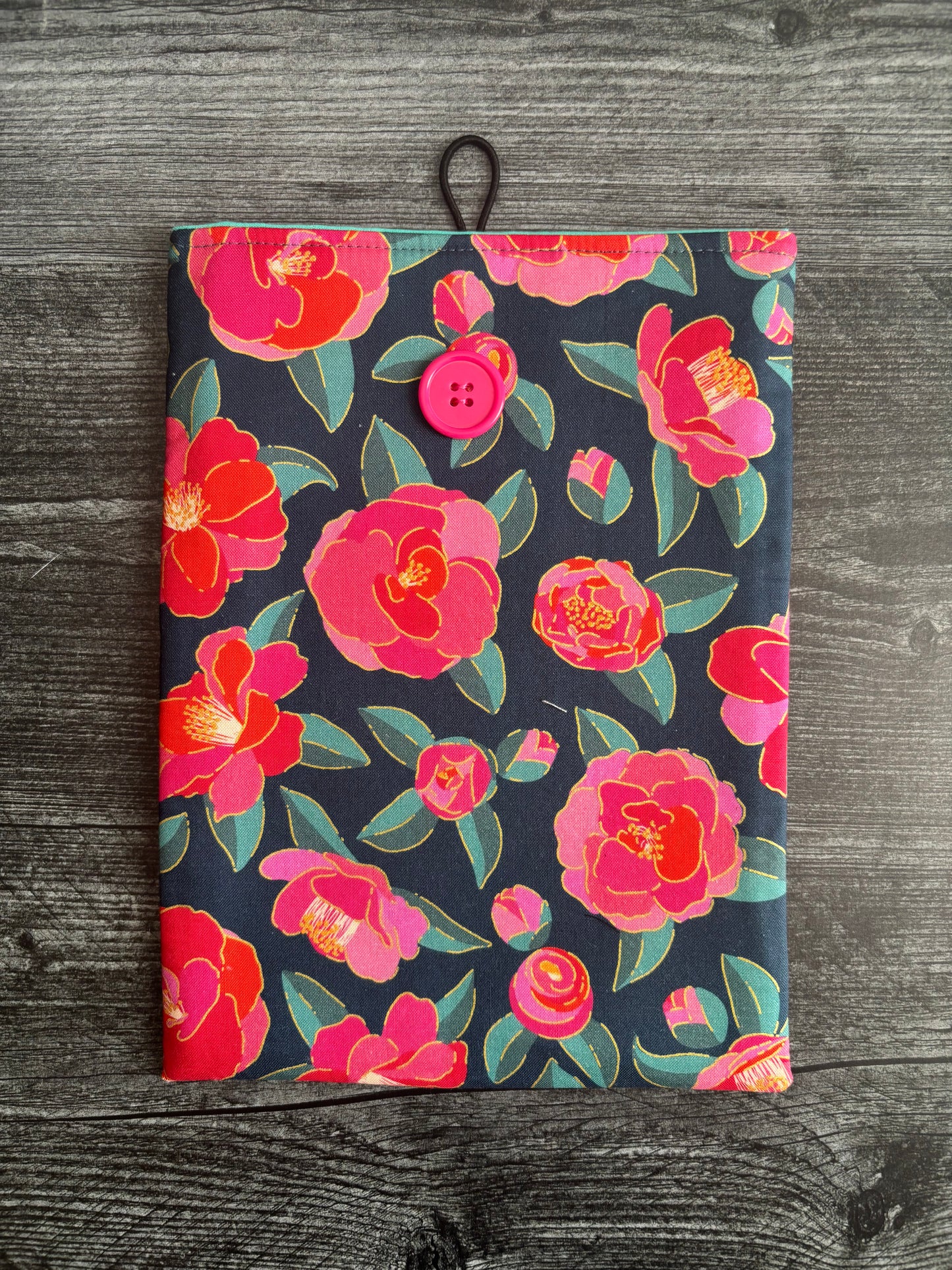 Camellia Navy - Book Sleeve