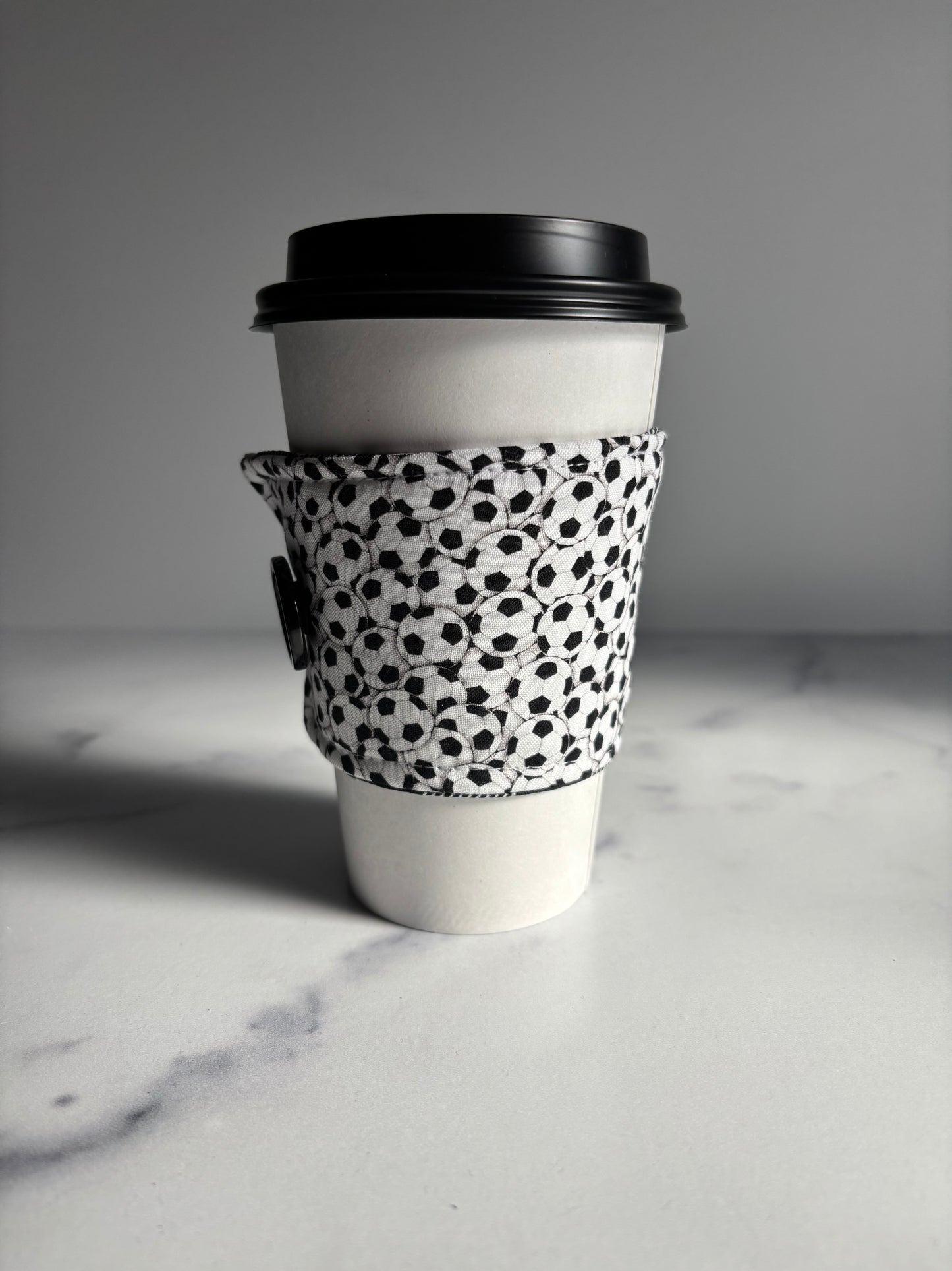 Soccer - Reusable Coffee Sleeve
