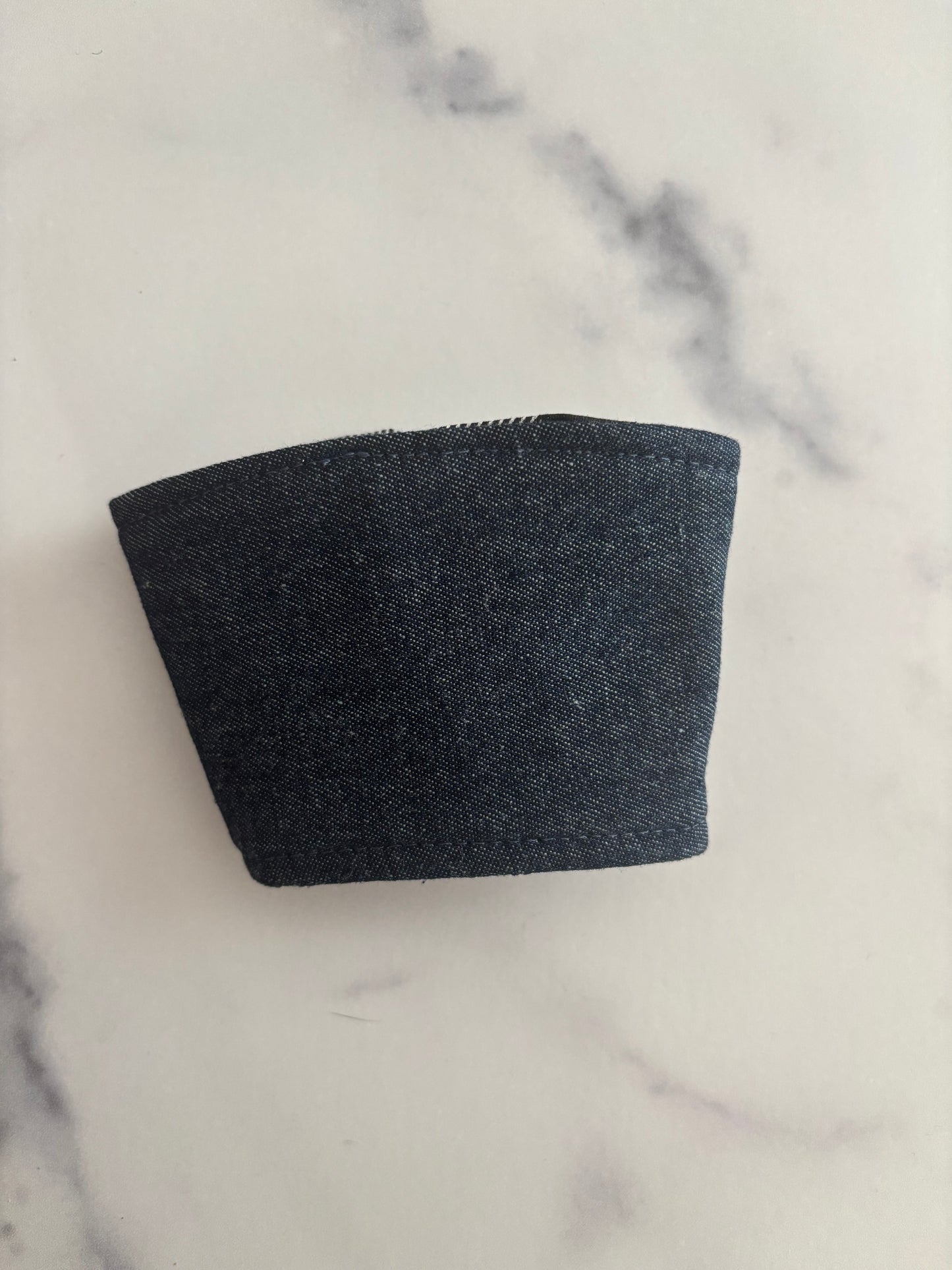 Dark Blue Jean - Reusable Coffee Sleeve