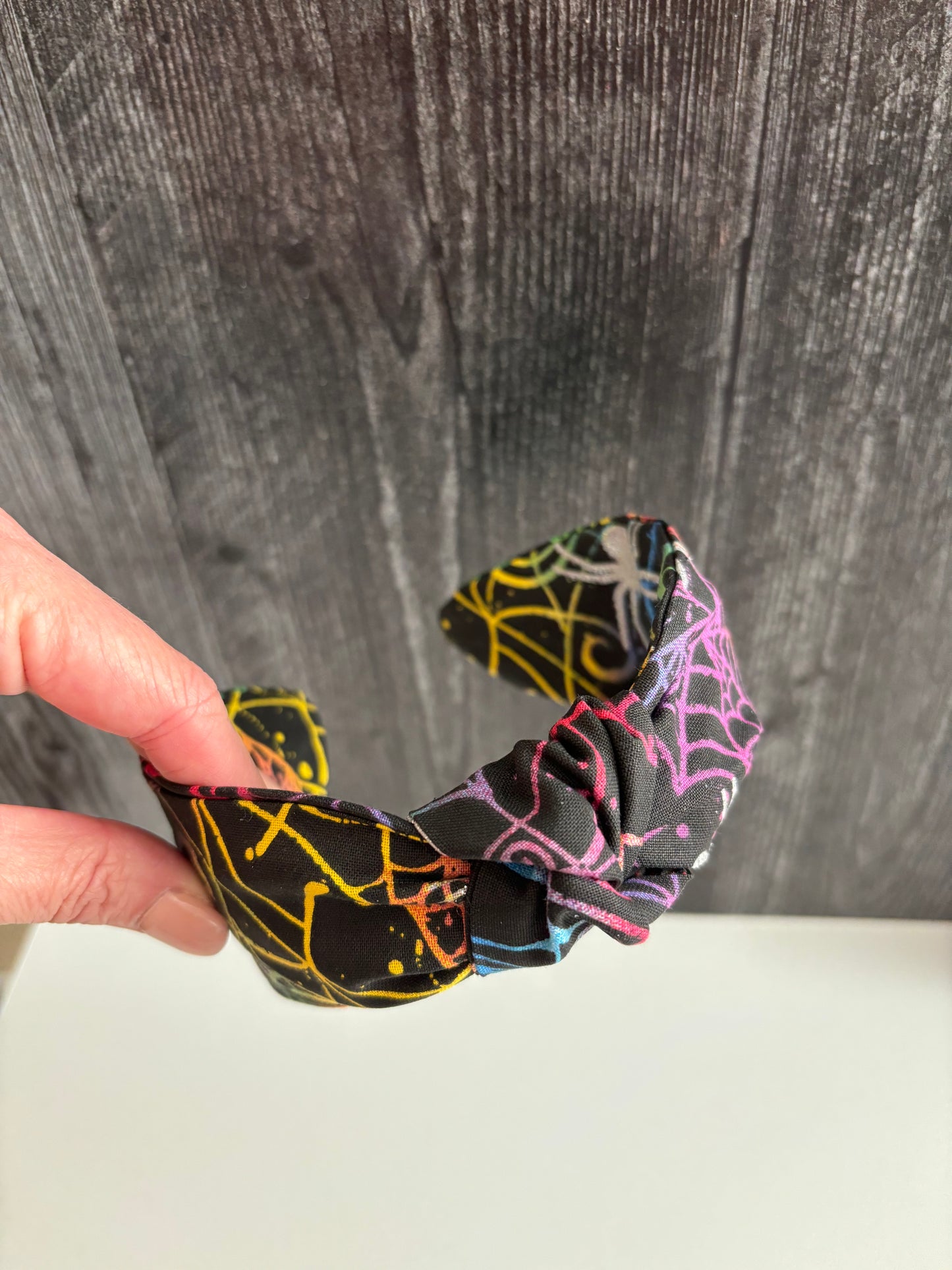 Sparkly Spiderwebs - Knotted Headband
