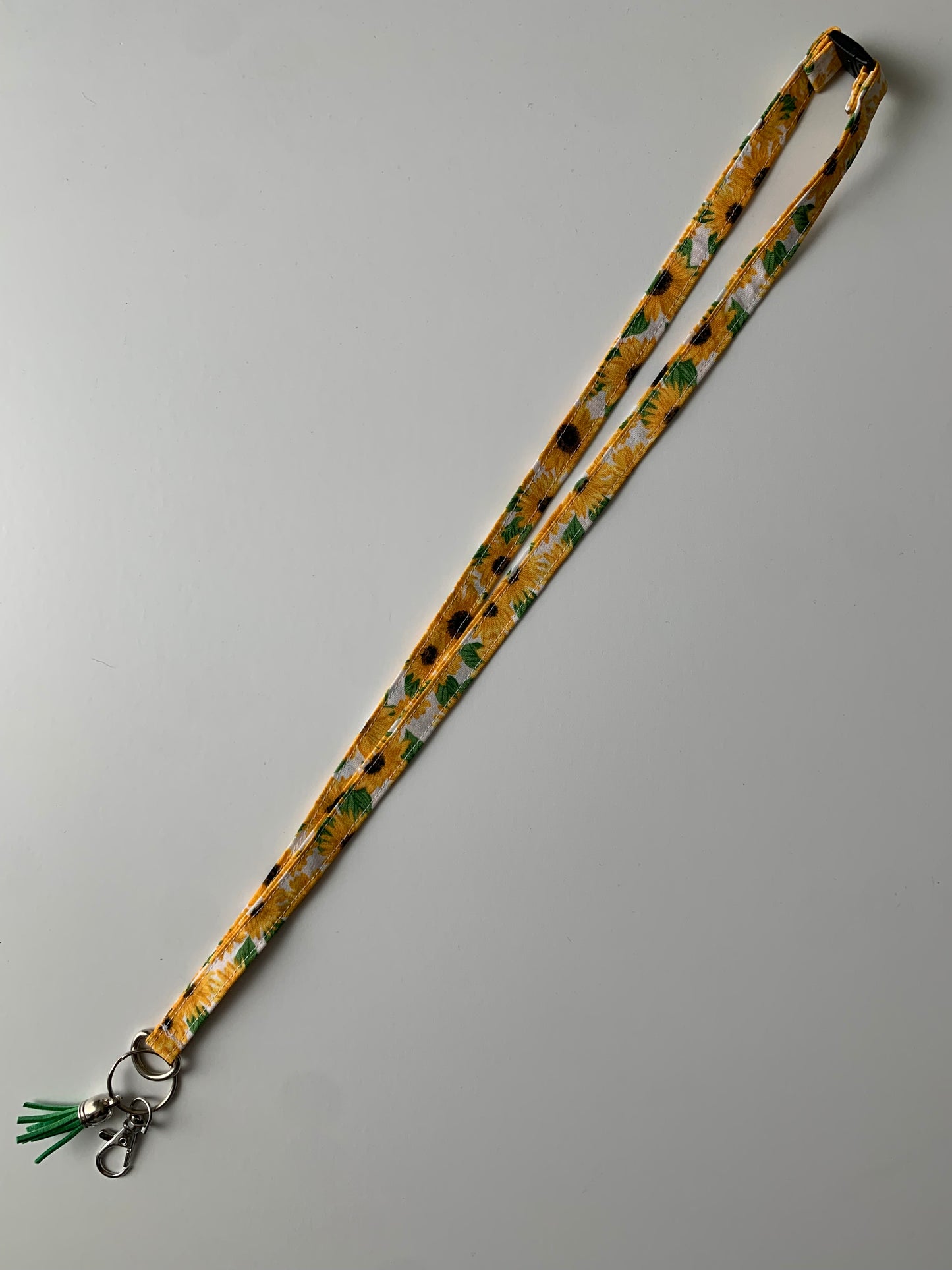 Sunflowers on White - Lanyard