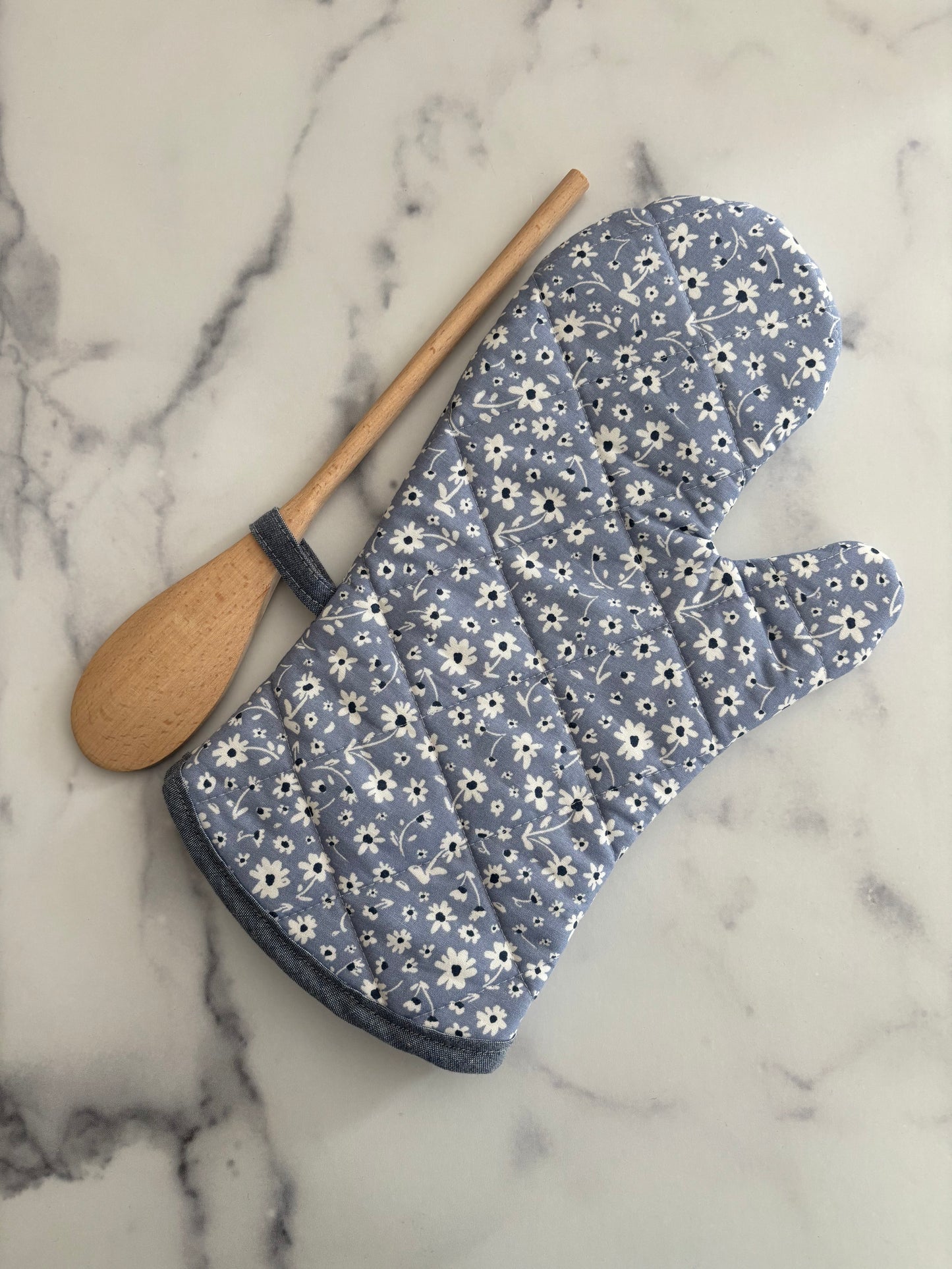 Blue Anemone - Oven Mitt