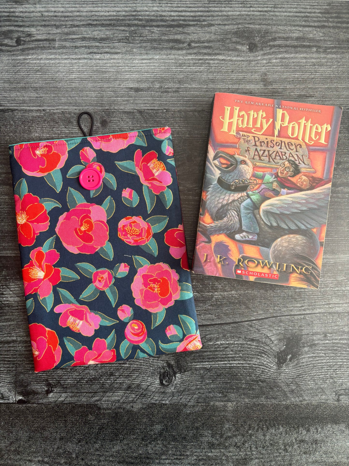 Camellia Navy - Book Sleeve
