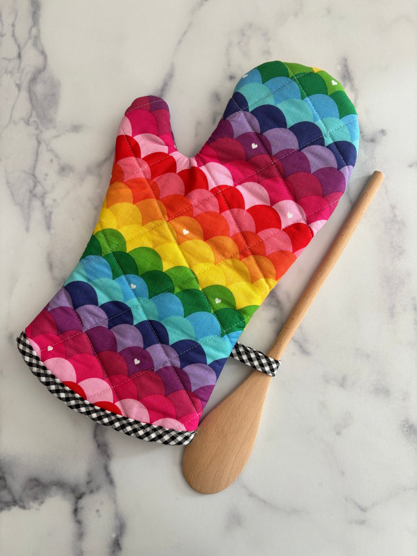 Rainbow Scales - Oven Mitt