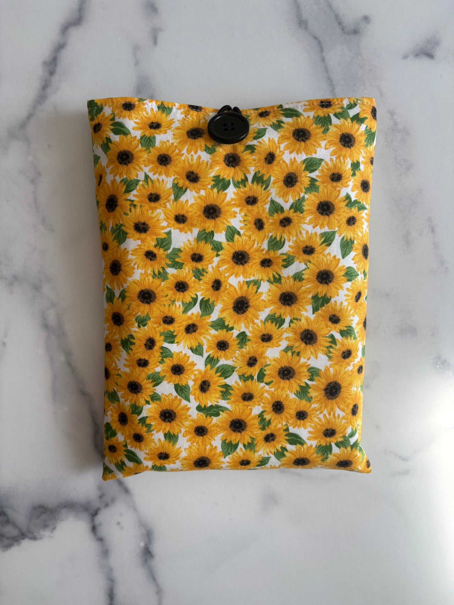 Sunflowers on White - Book Sleeve