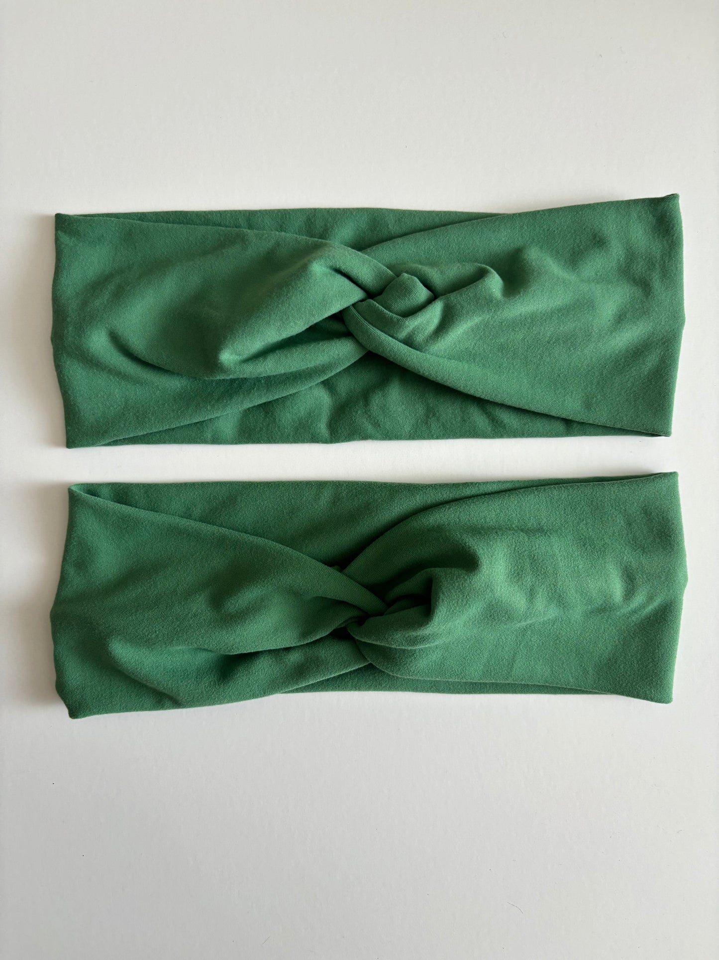 FINAL STOCK Solid Sage Green - Twisted Knit Headbands