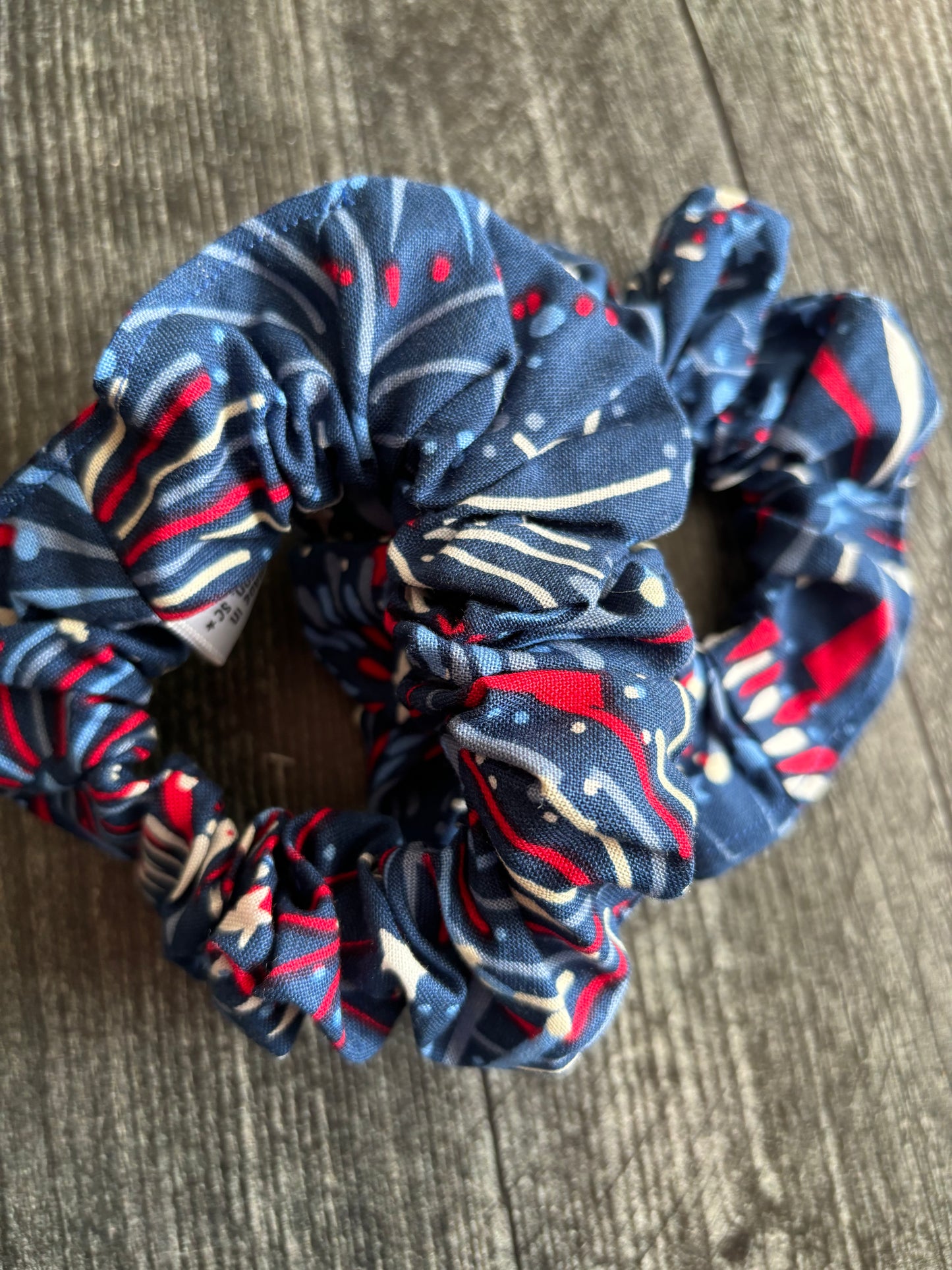 Fireworks - Cotton Scrunchie