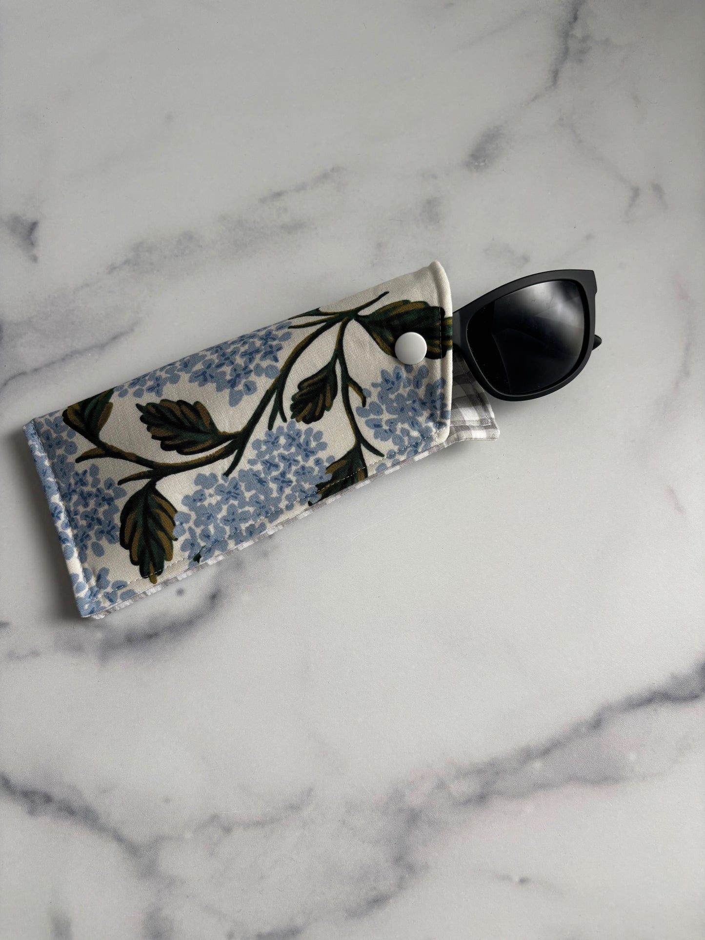 Hydrangeas on Cream - Glasses Case