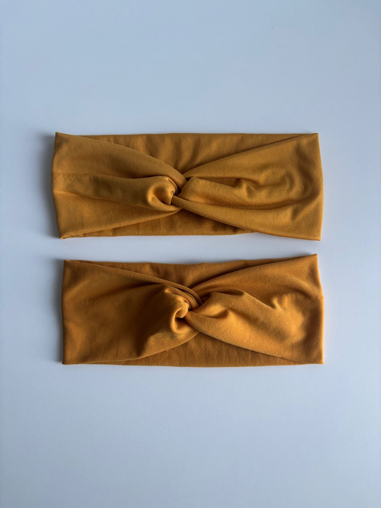 Solid Marigold - Twisted Knit Headbands