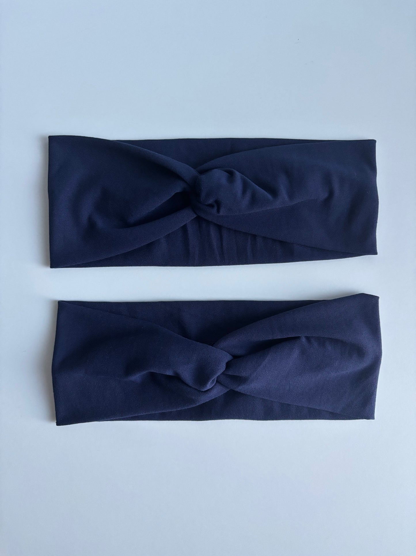 Solid Navy - Twisted Knit Headbands
