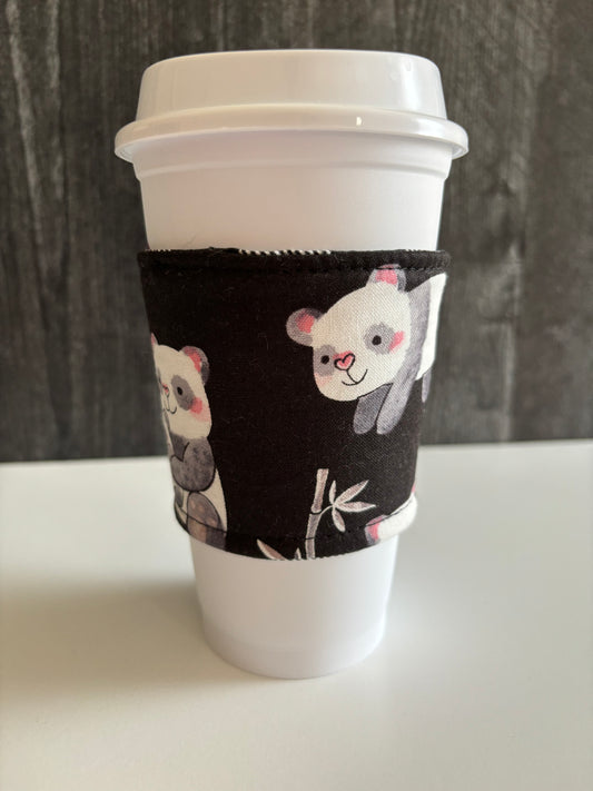 Pandas - Reusable Coffee Sleeve