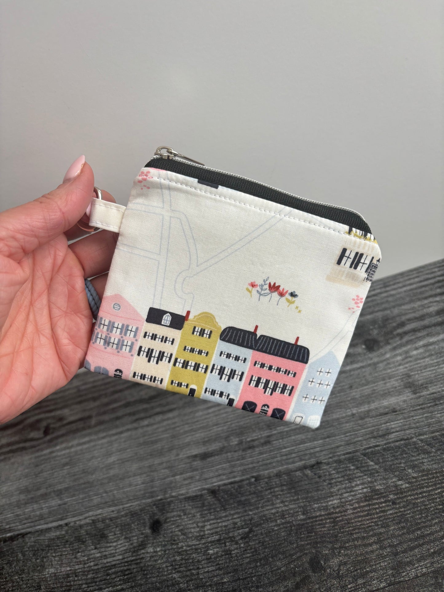 Rainbow Row - Zippered Pouch (Mini Sized)