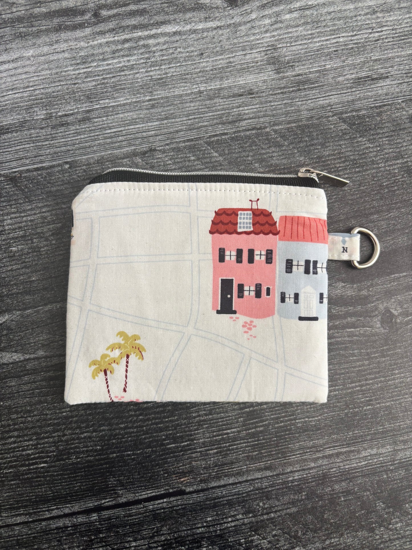 Rainbow Row - Zippered Pouch (Mini Sized)