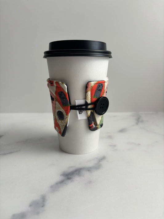 Halloween Argyle - Reusable Coffee Sleeve