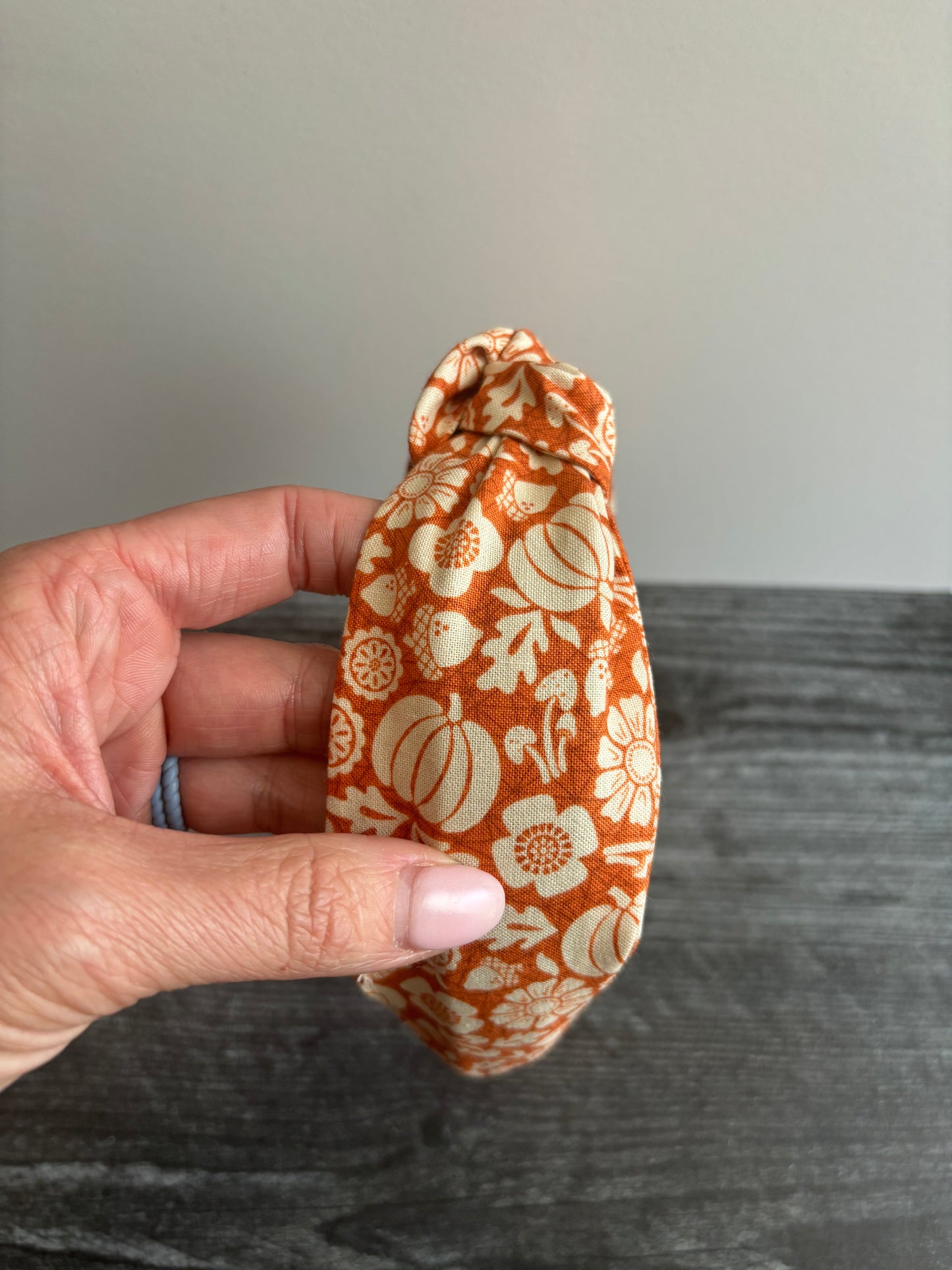 Autumn Afternoon Pumpkins - Knotted Headband