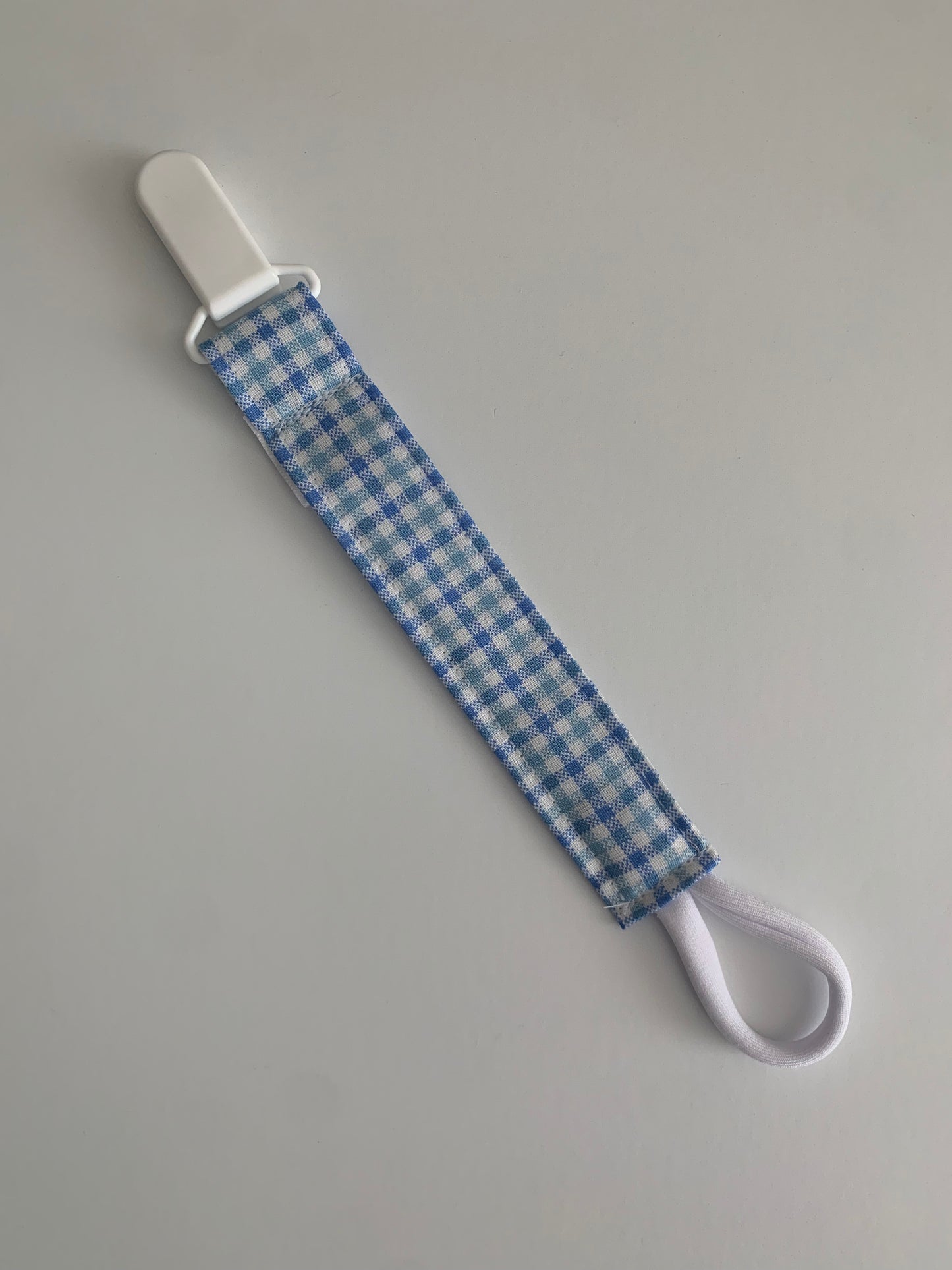 All Our Stars - Blue Plaid - Paci Clip