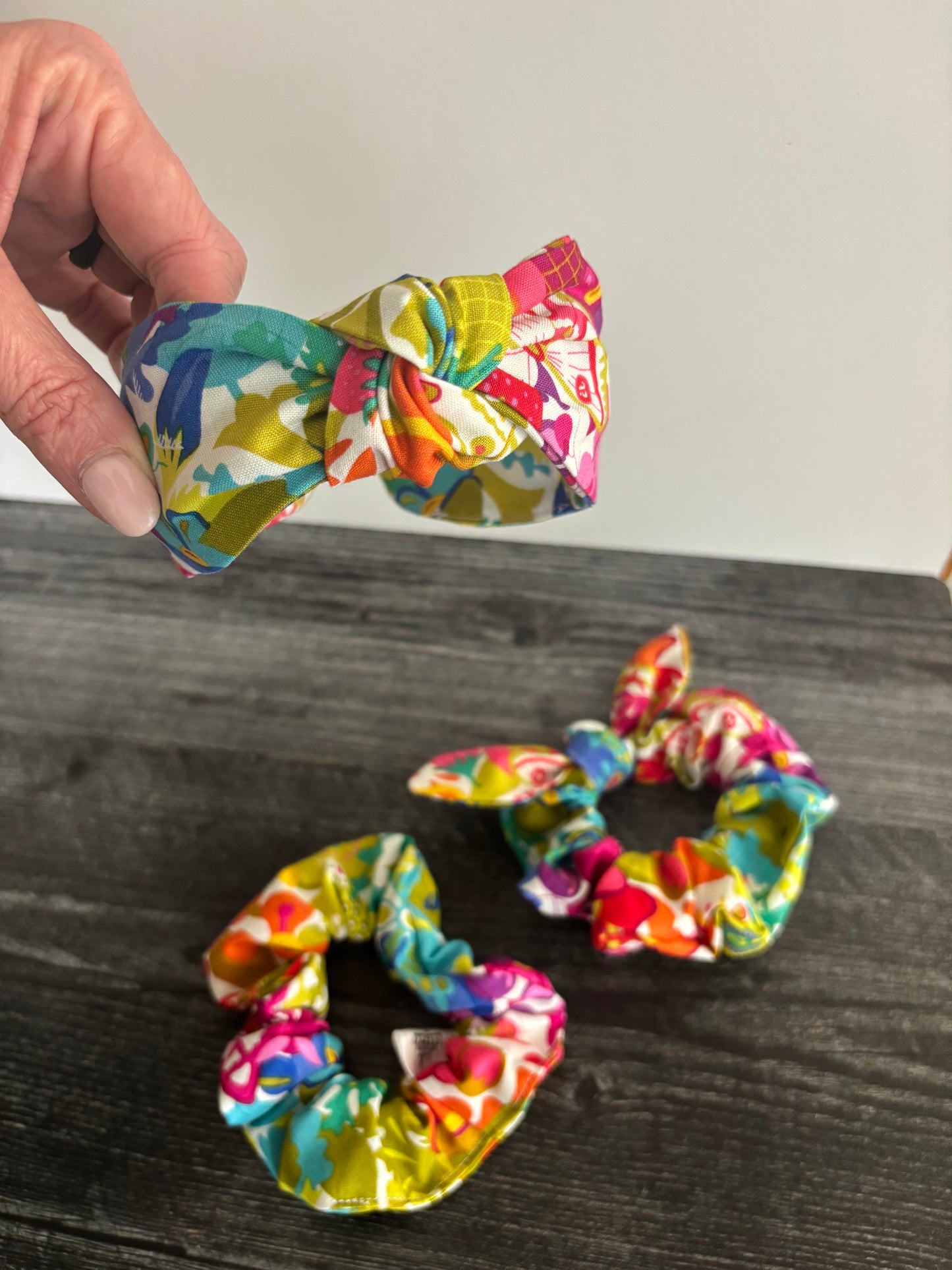Color Wheel - Cotton Scrunchie