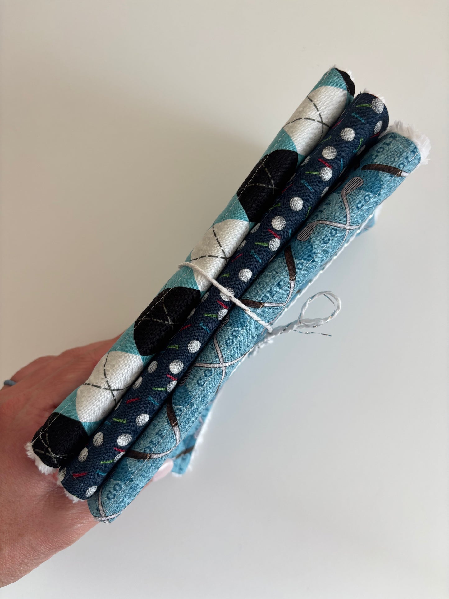 Golf - Burp Cloth Set