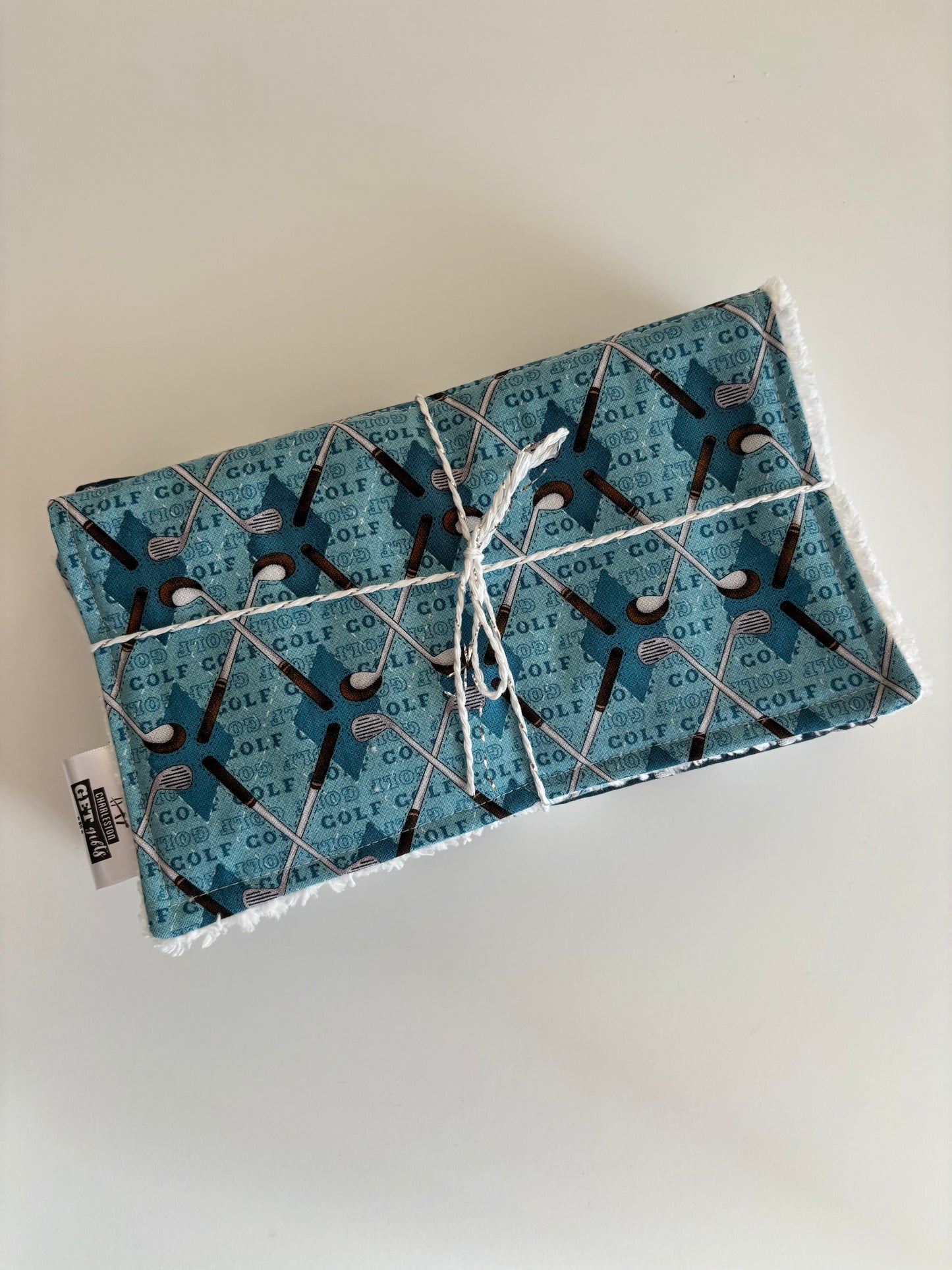 Golf - Burp Cloth Set
