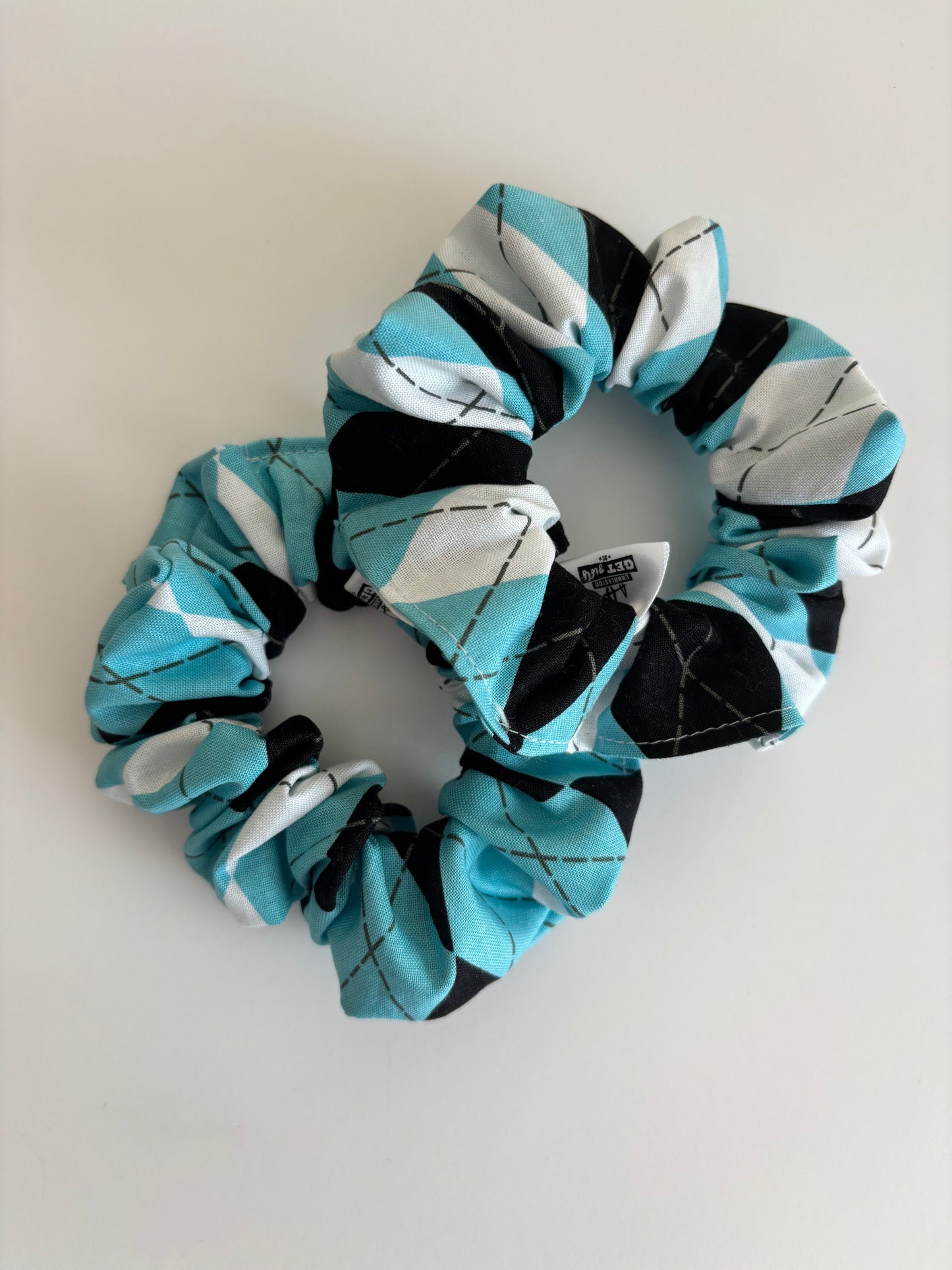 Front Nine Argyle - Cotton Scrunchie