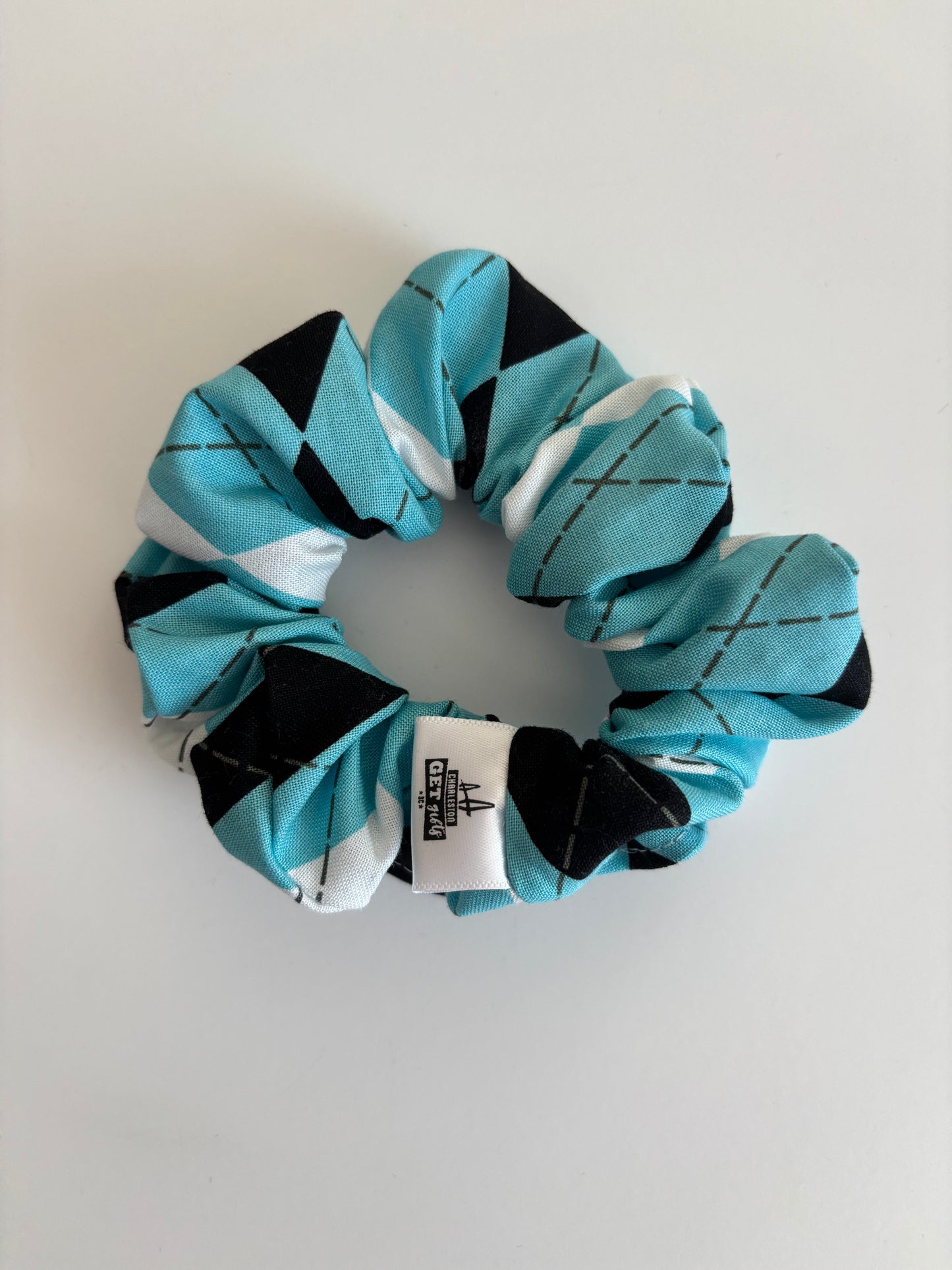 Front Nine Argyle - Cotton Scrunchie