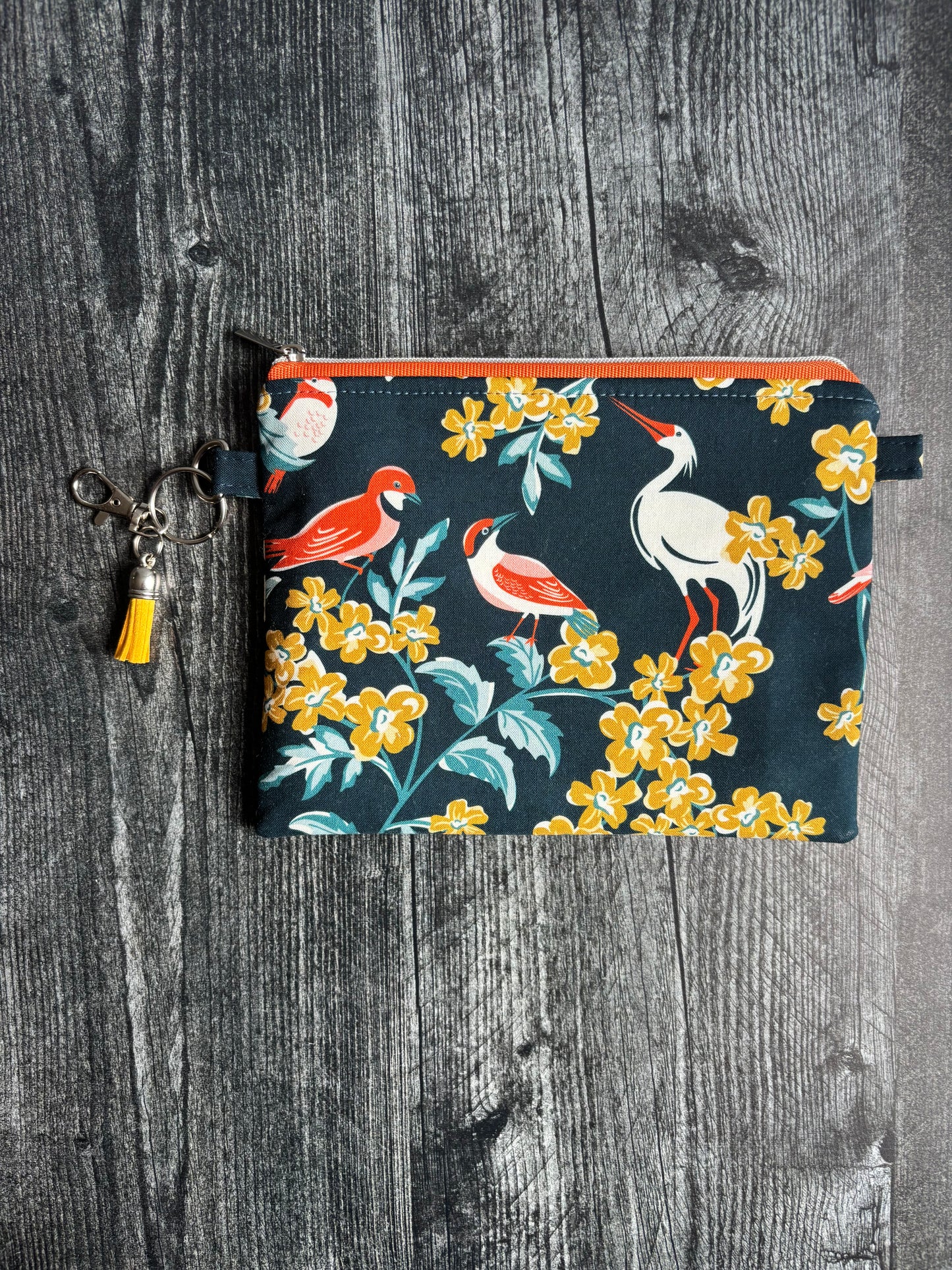 Bird Watching - Zippered Pouch (Medium Sized)