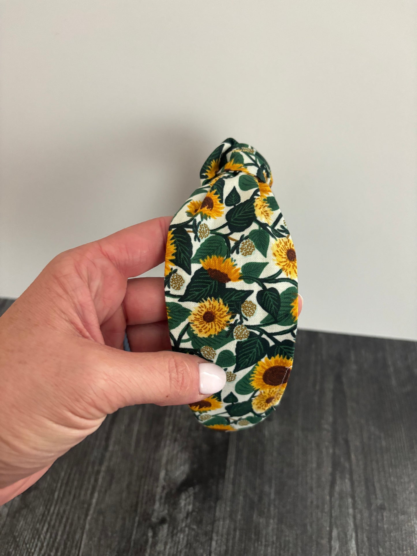 Sunflower Fields - Knotted Headband