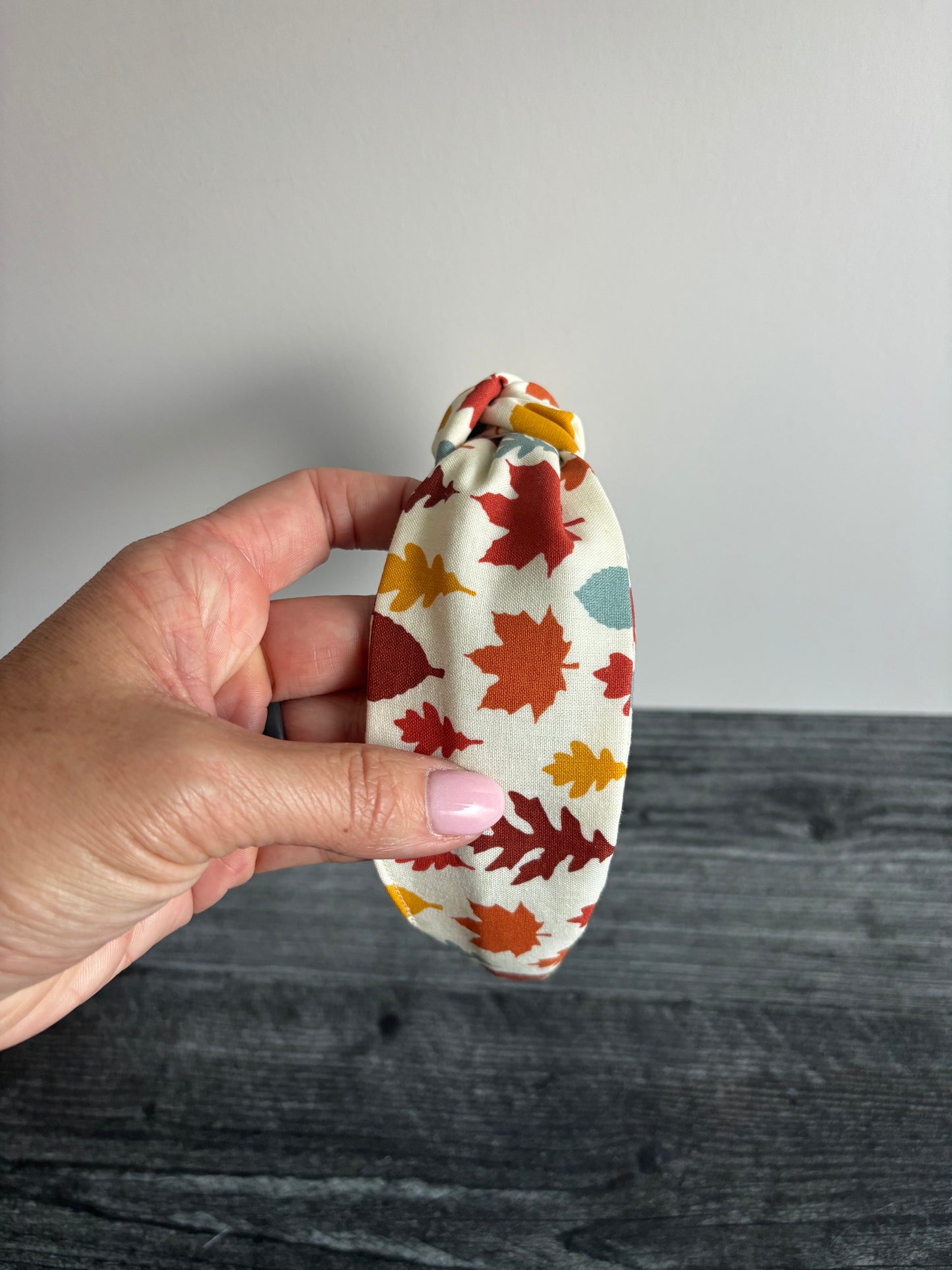 Leaf Stamps - Knotted Headband