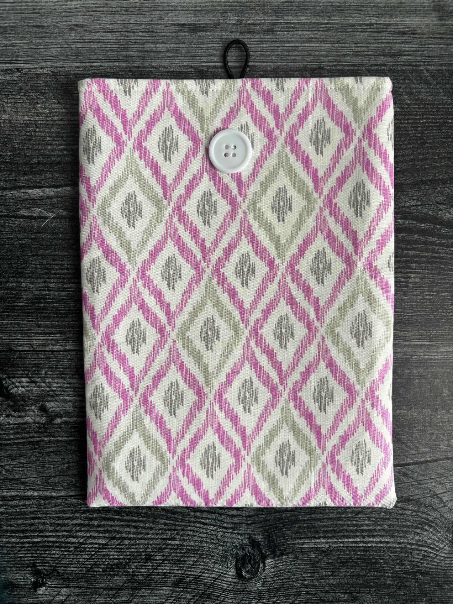 Ikat in Orchid - Book Sleeve