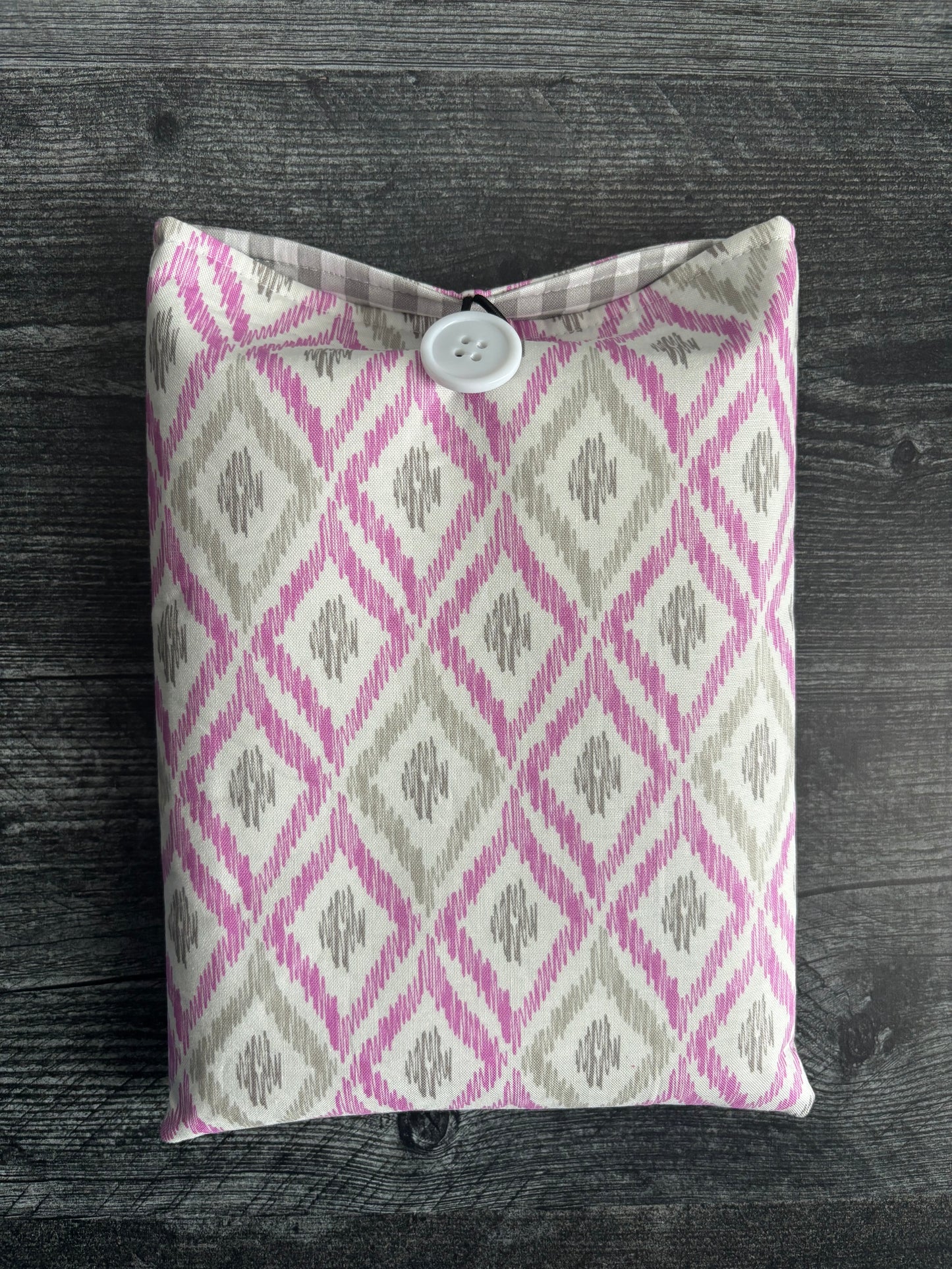 Ikat in Orchid - Book Sleeve