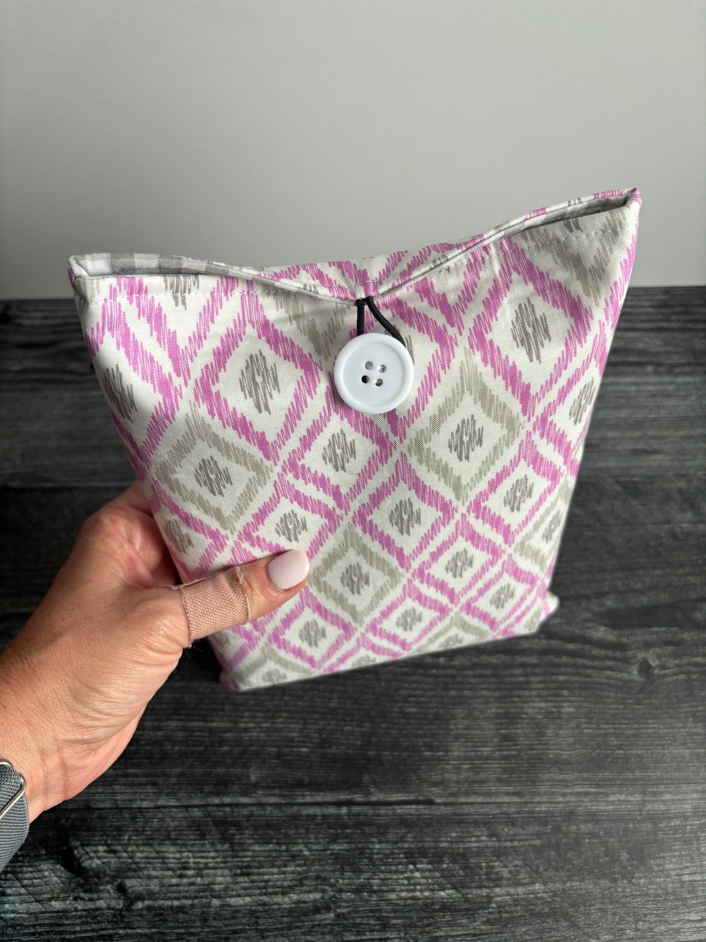 Ikat in Orchid - Book Sleeve