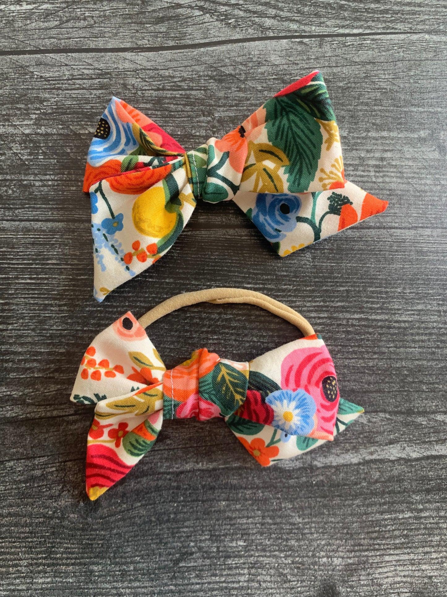 Garden Party Cream - Hair Bows