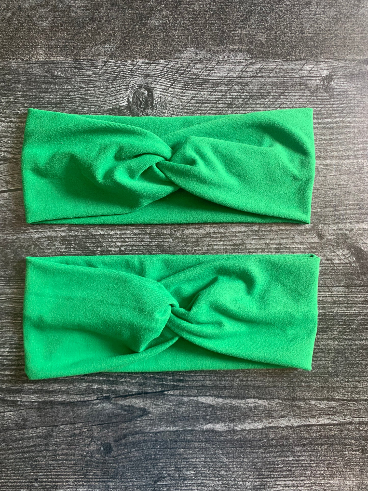 Kelly Green - Twisted Knit Headbands