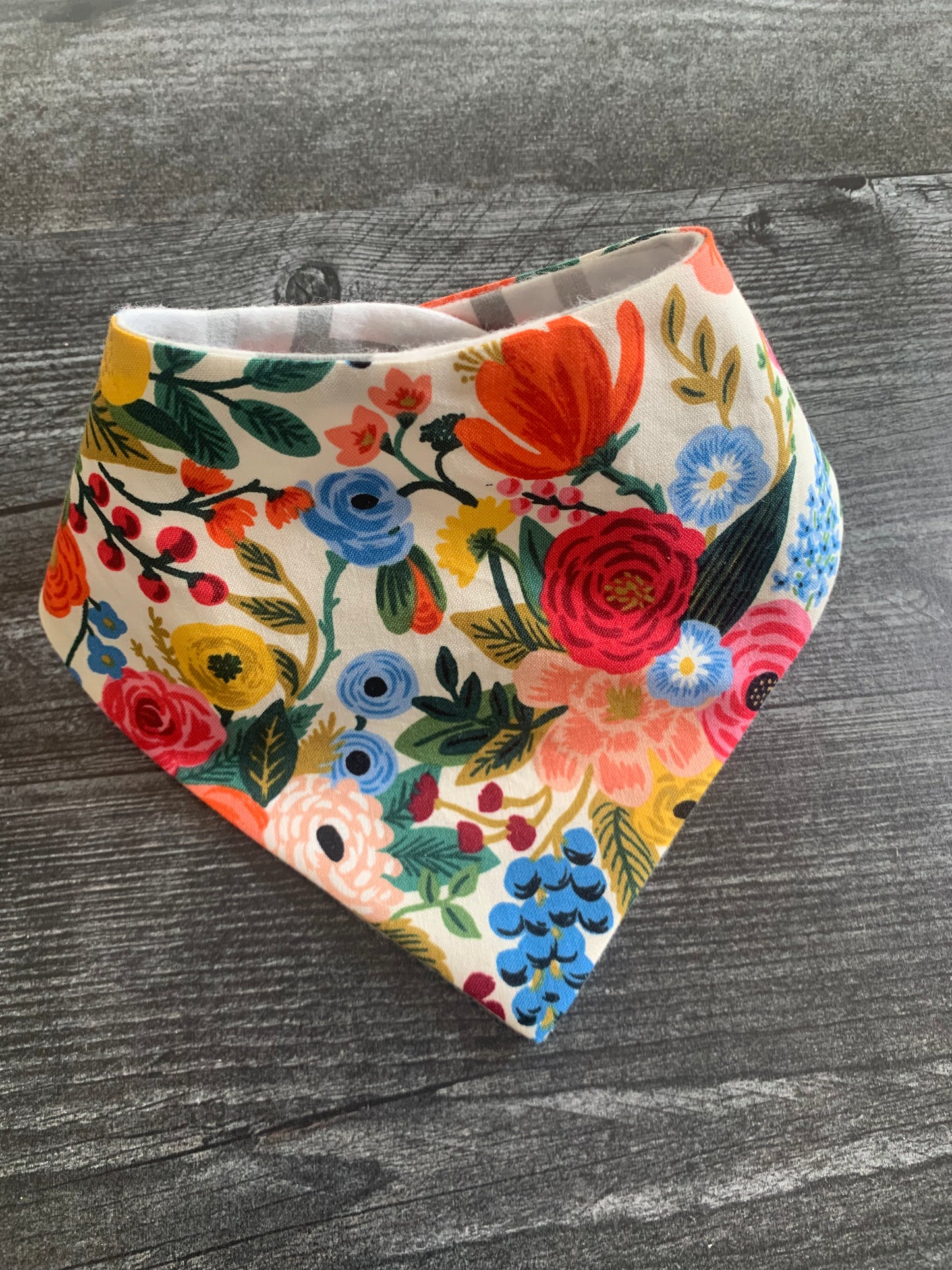 Garden Party Cream - Infant/Toddler Bandana Bib