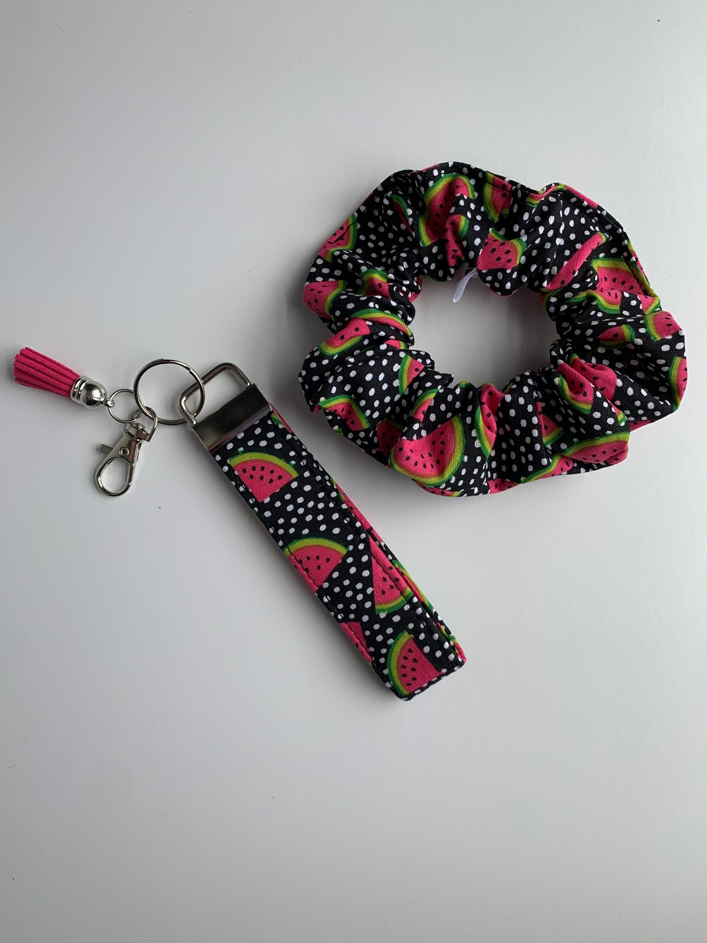 Watermelons on Black - Keychain