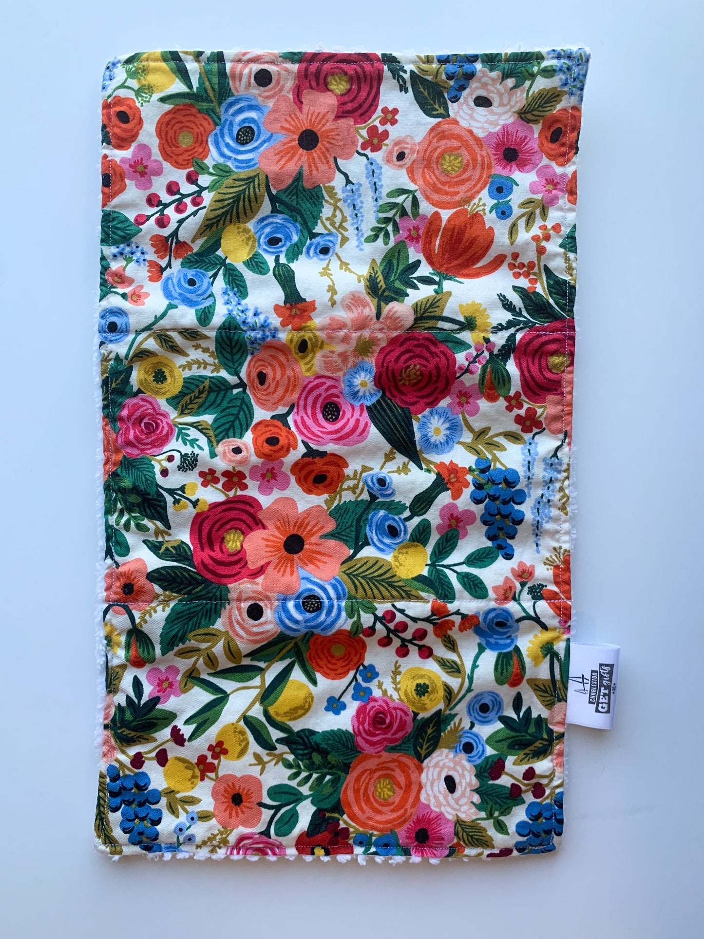 Garden Party Cream - Burp Cloths Set