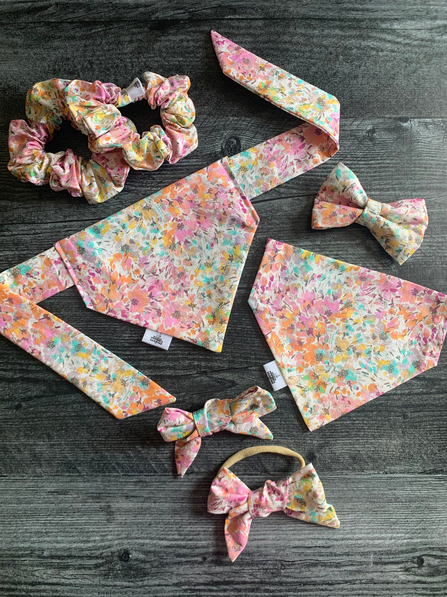 Sparkly Floral - Hair Bows