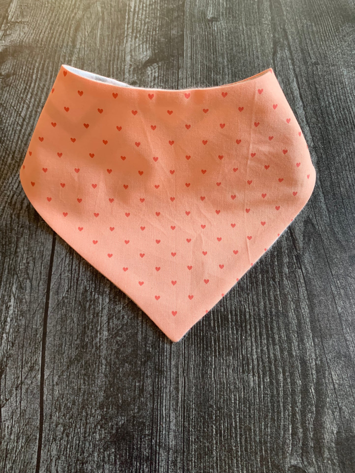 Hearts on Rose - Infant/Toddler Bandana Bib